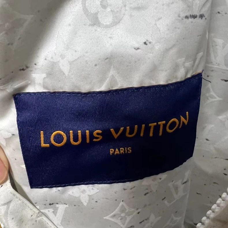 Louis Vuitton LOUIS VUITTON Color-block marble-print windbreaker jacket 2 Size US M / EU 48-50 / 2 - 2 Thumbnail
