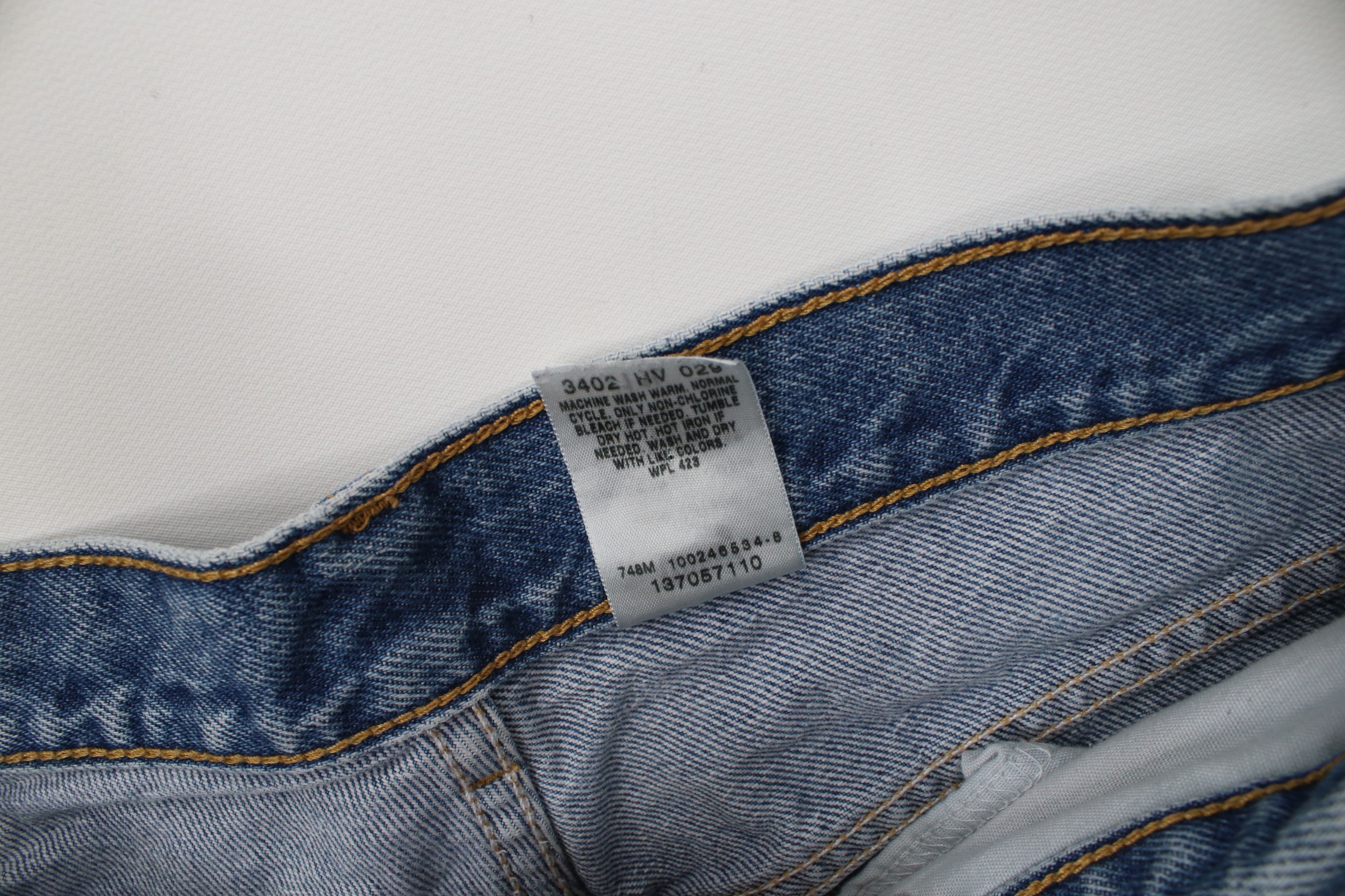 Levi's Vintage Y2K Levis 505 Off Regular Straight Leg Jeans Blue Size 32" / US 10 / IT 46 - 9 Thumbnail