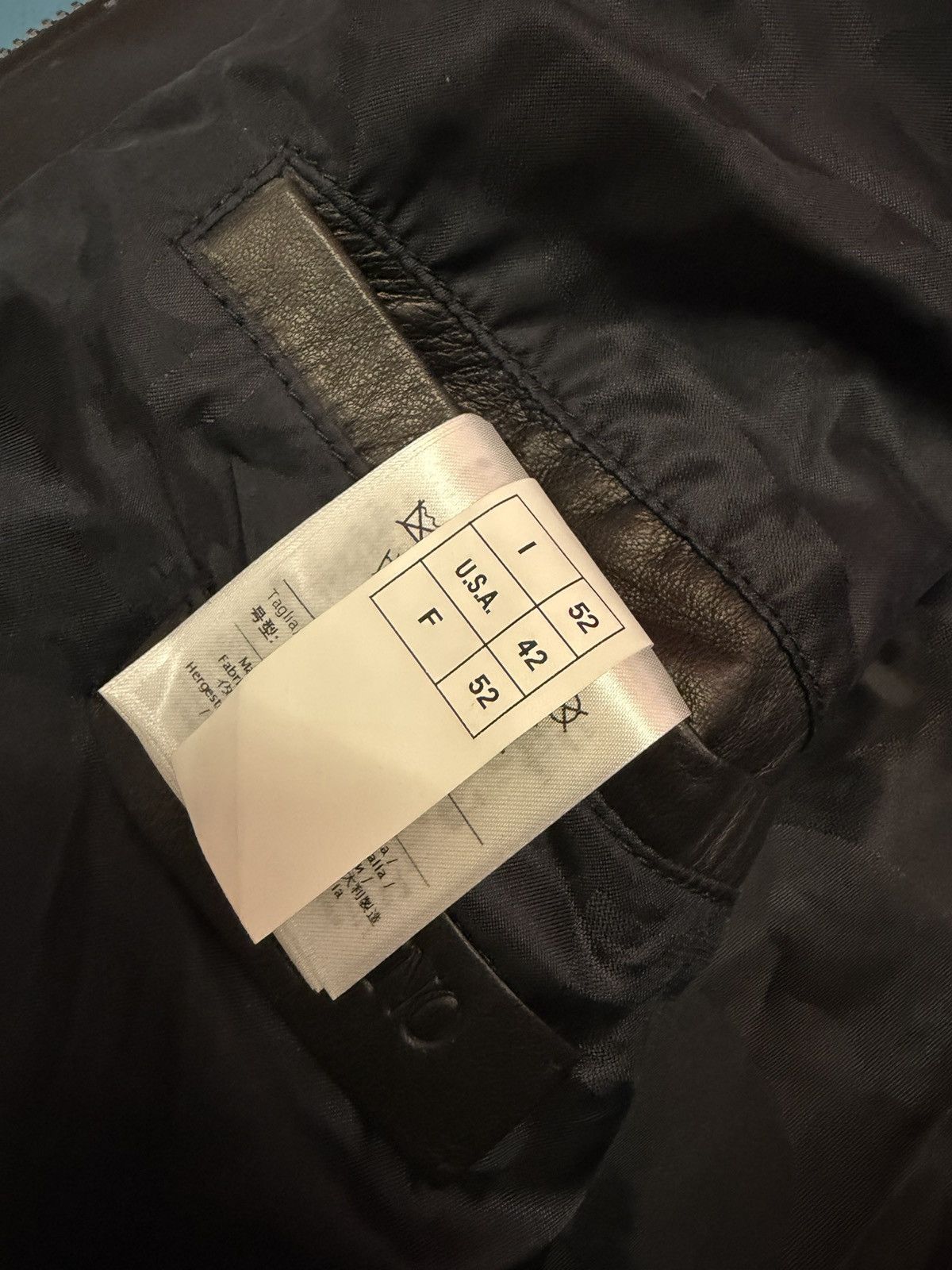 Valentino VALENTINO FUNKY DRAGON LAMB BIKER JACKET Size US L / EU 52-54 / 3 - 12 Thumbnail