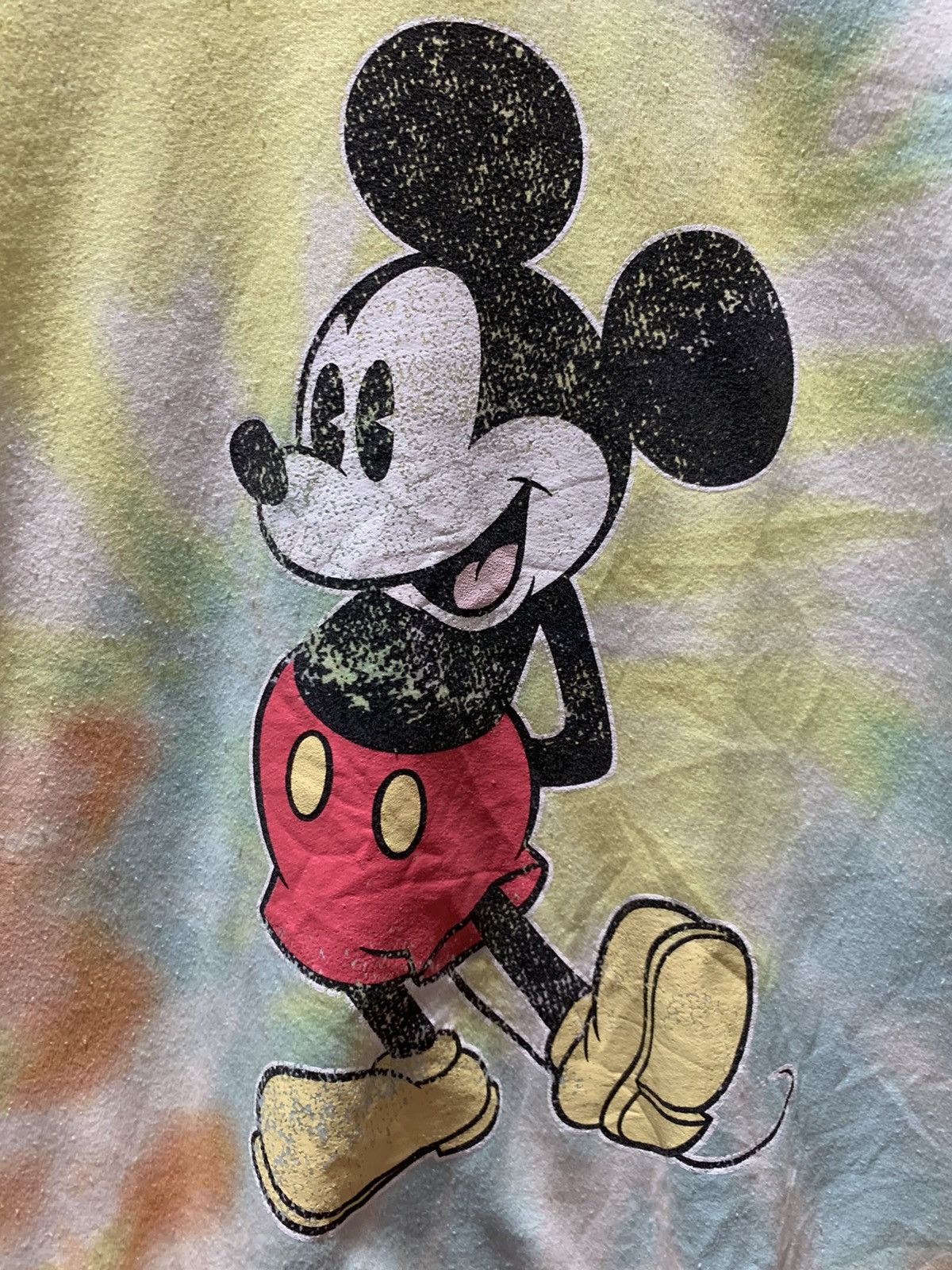 Mickey Mouse Vintage Y2K DisneyTie Dye Mickey Mouse Sweatshirt Size US M / EU 48-50 / 2 - 4 Thumbnail