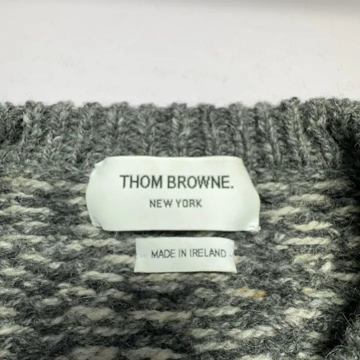 Thom Browne Thom Browne Plaid Knit Sweater for Men -2507 Size US M / EU 48-50 / 2 - 5 Thumbnail