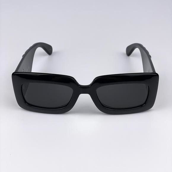 Gucci Authentic- New - Gucci Black Gray Gg0811s 001 Logo Rectangle Size ONE SIZE - 6 Thumbnail