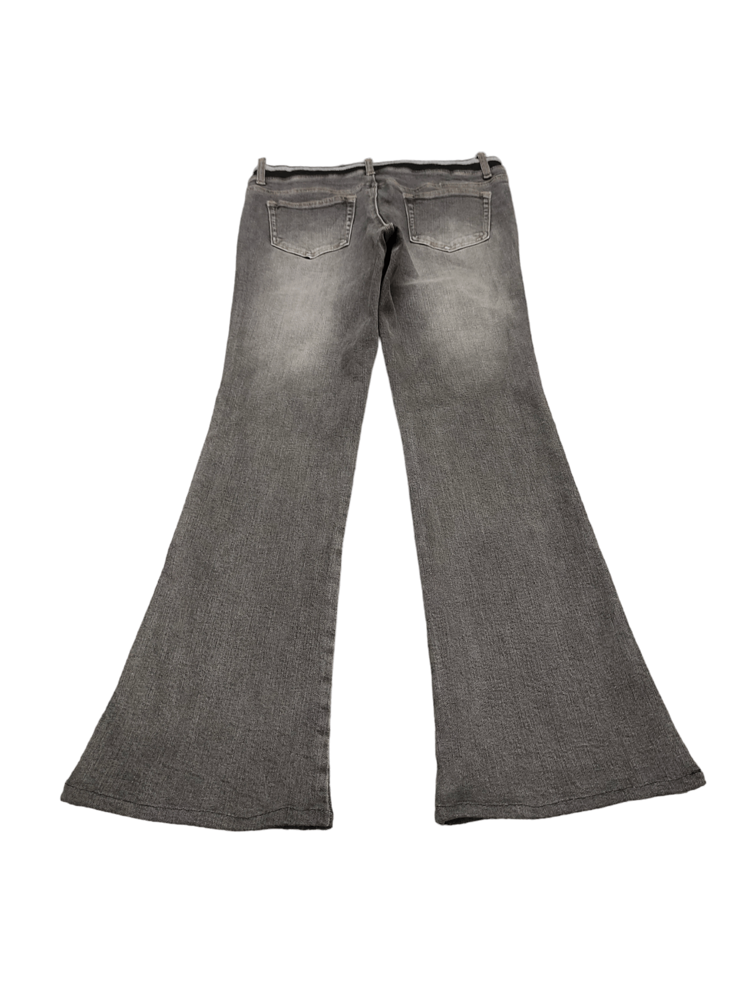 If Six Was Nine Flare Jeans Oririn Side Tape Faded Boot Cut Y2k Mudmax Size US 30 / EU 46 - 12 Thumbnail