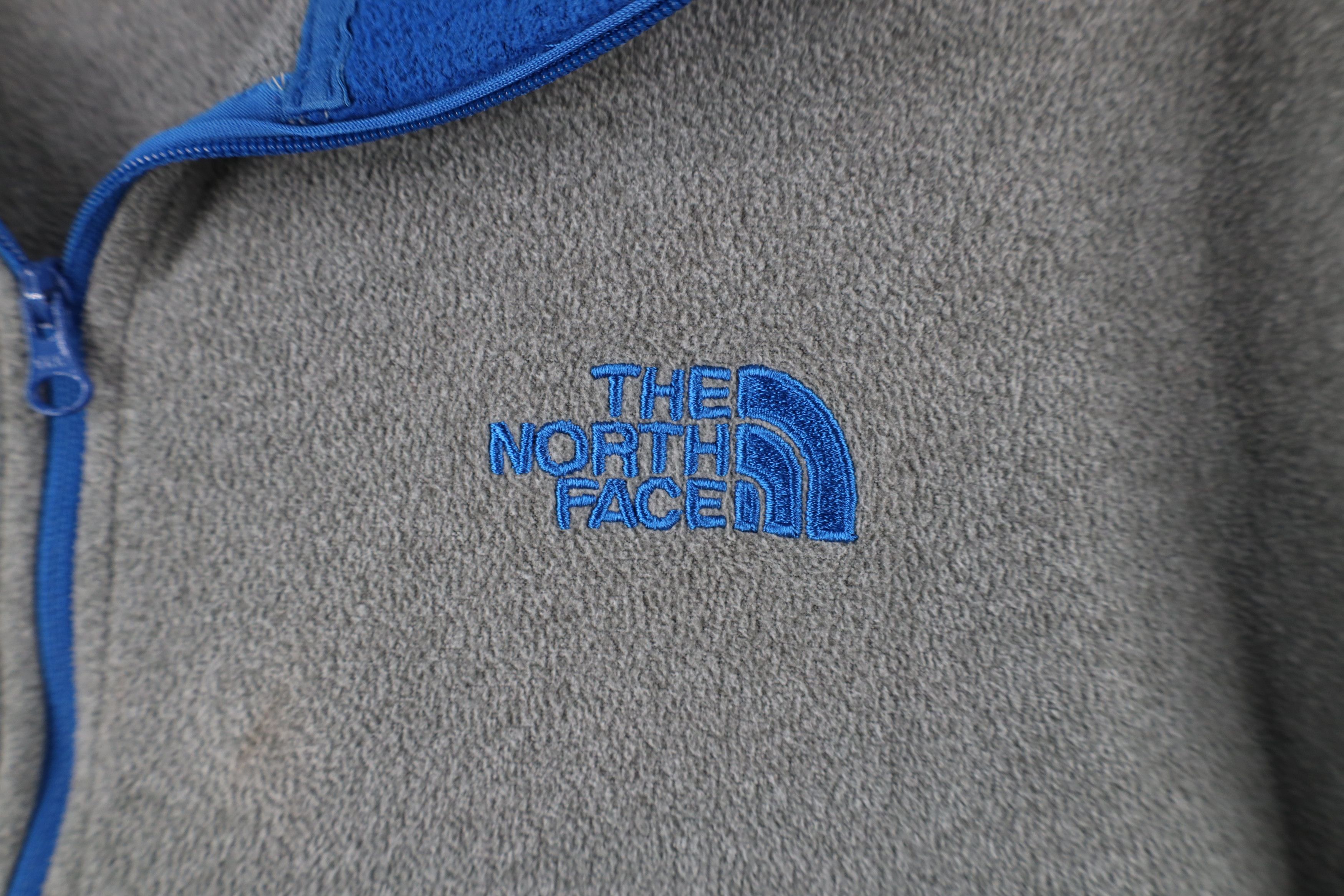 The North Face × Vintage The North Face Lightweight Fleece Half Zip Sweater Gray Size US XL / EU 56 / 4 - 4 Thumbnail