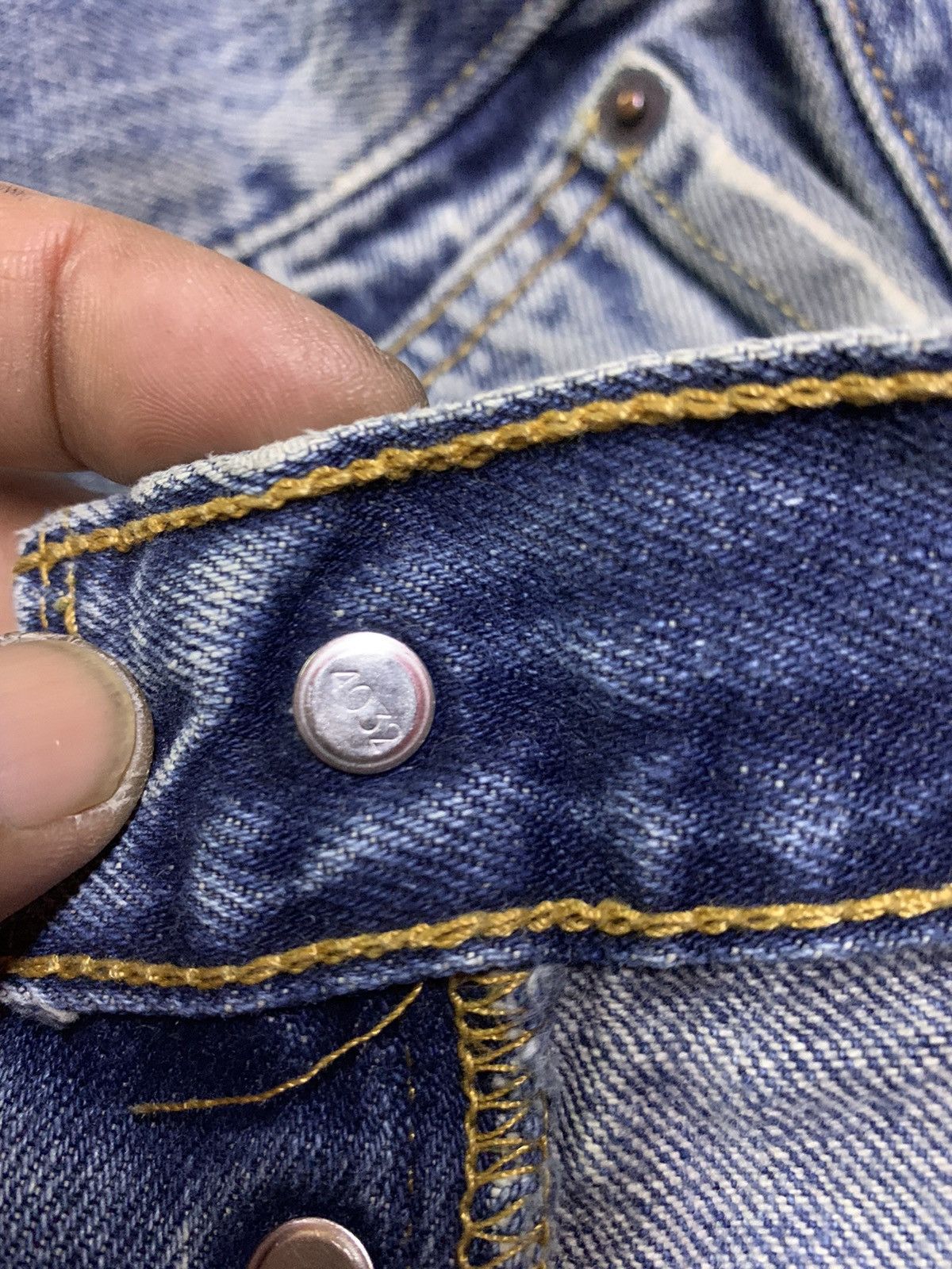 Levi's Vintage Clothing Levis Distressed denim custom Size US 34 / EU 50 - 19 Thumbnail