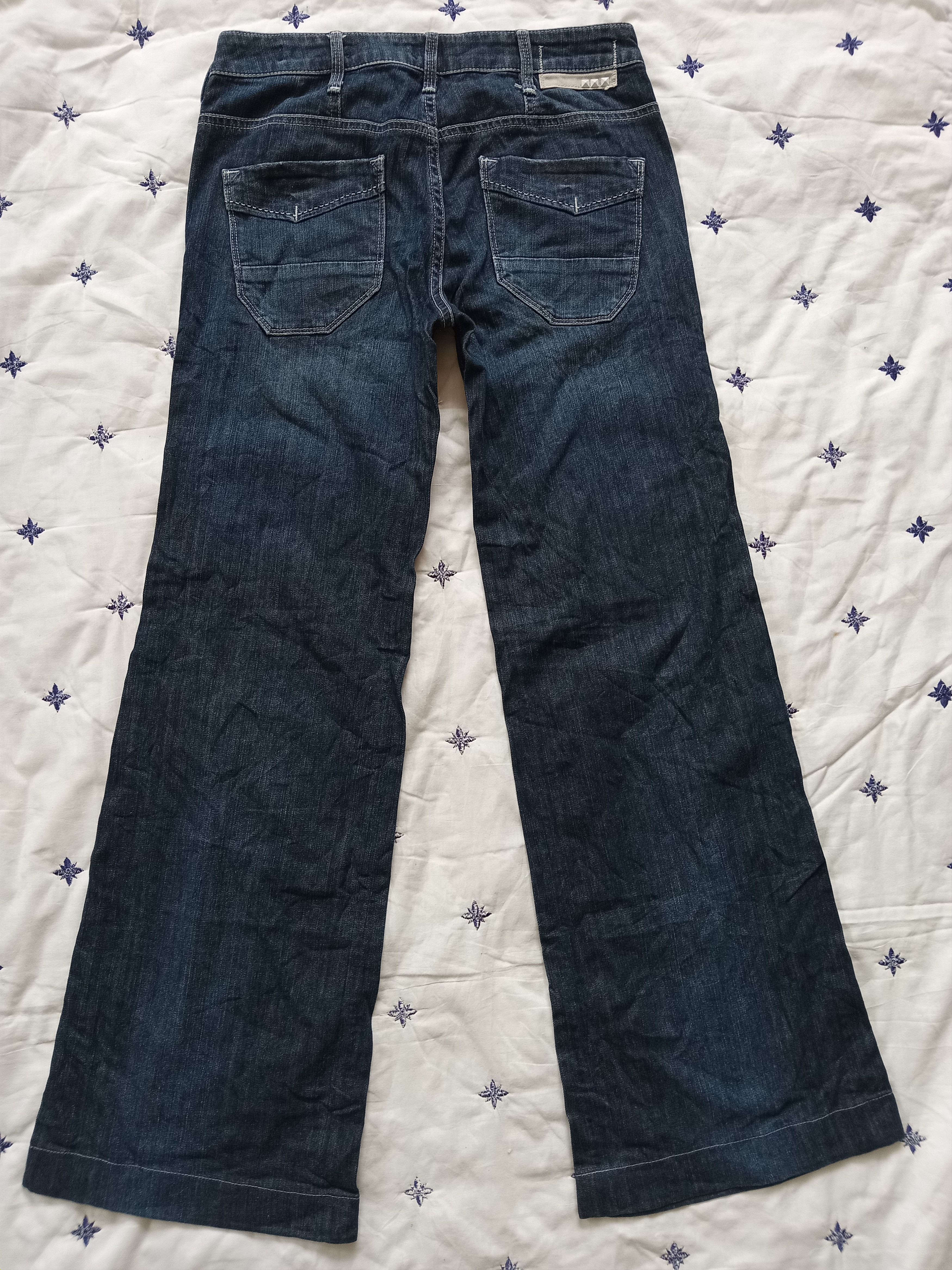 Japanese Brand SWEET CAMEL💥Japan Design Super Flare Jeans Size 30" / US 8 / IT 44 - 10 Thumbnail