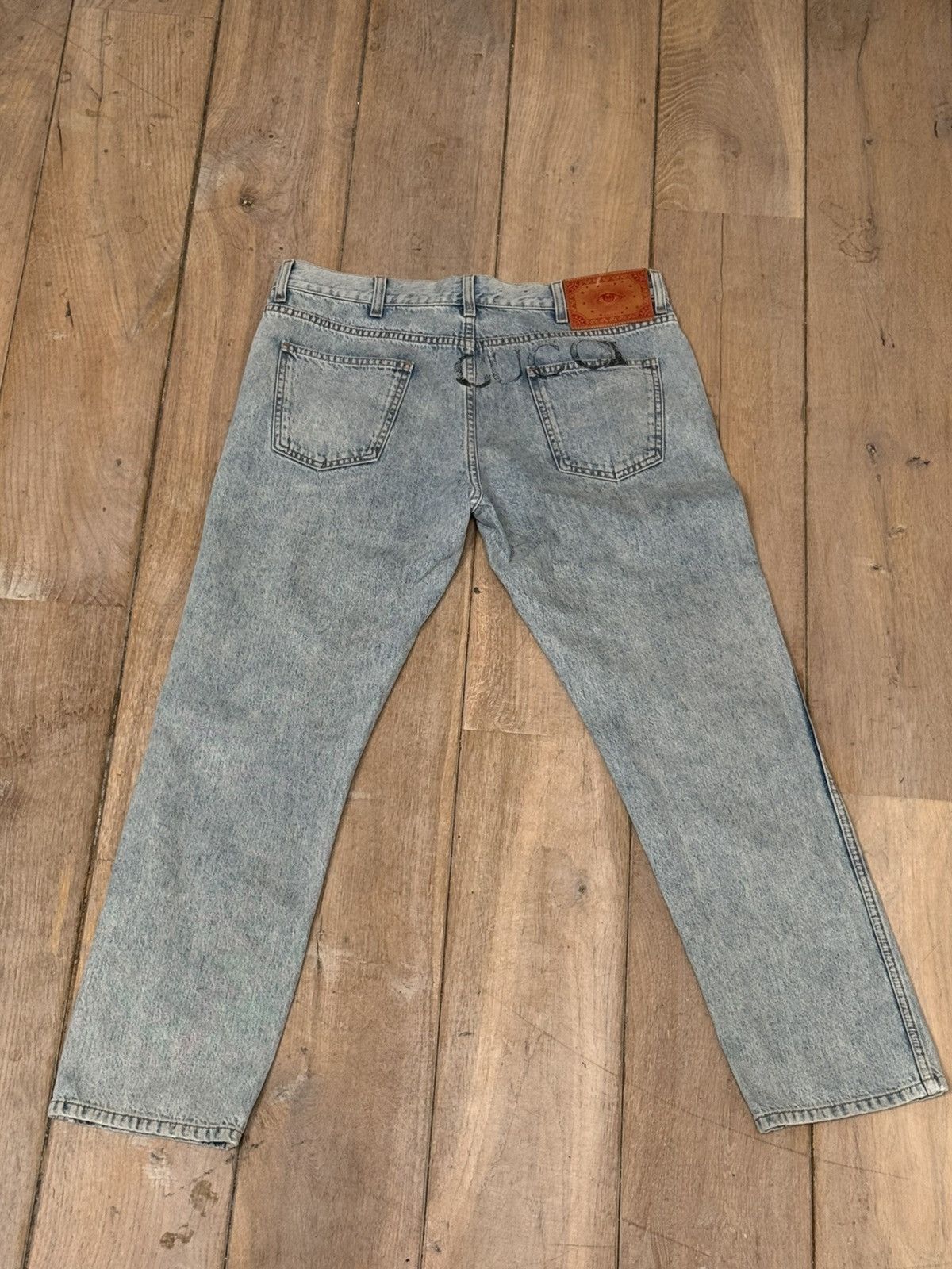 Gucci Gucci Light Blue Distressed Jeans Size US 36 / EU 52 - 2 Thumbnail