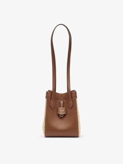 Fendi o1s1wg111025 Size: OS / Mini Origami Leather Bag in Brown Size ONE SIZE - 1 Preview
