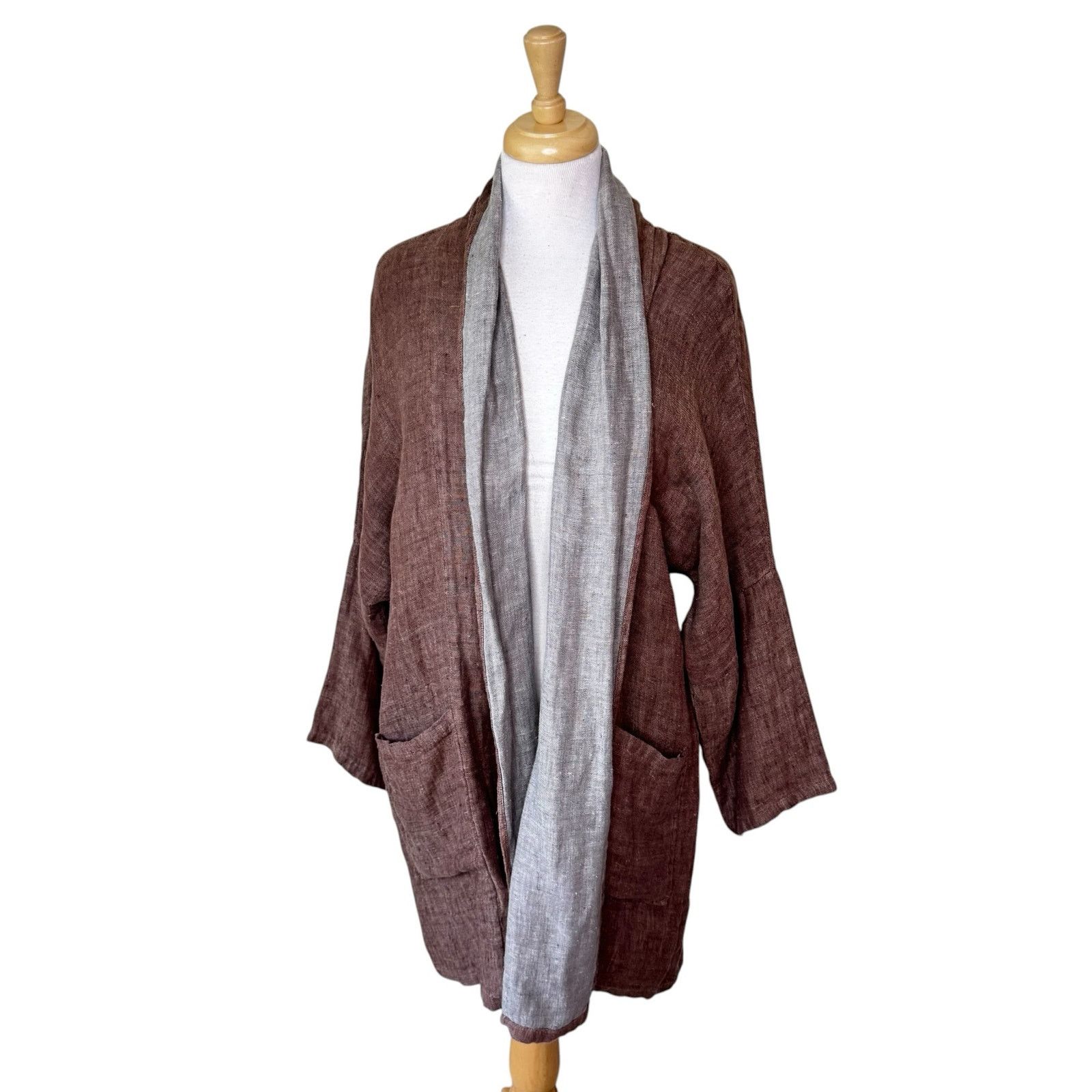 Other FILOSOFIA 100% Cotton Open Front Longline Cardigan XS/S Size XS / US 0-2 / IT 36-38 - 1 Thumbnail