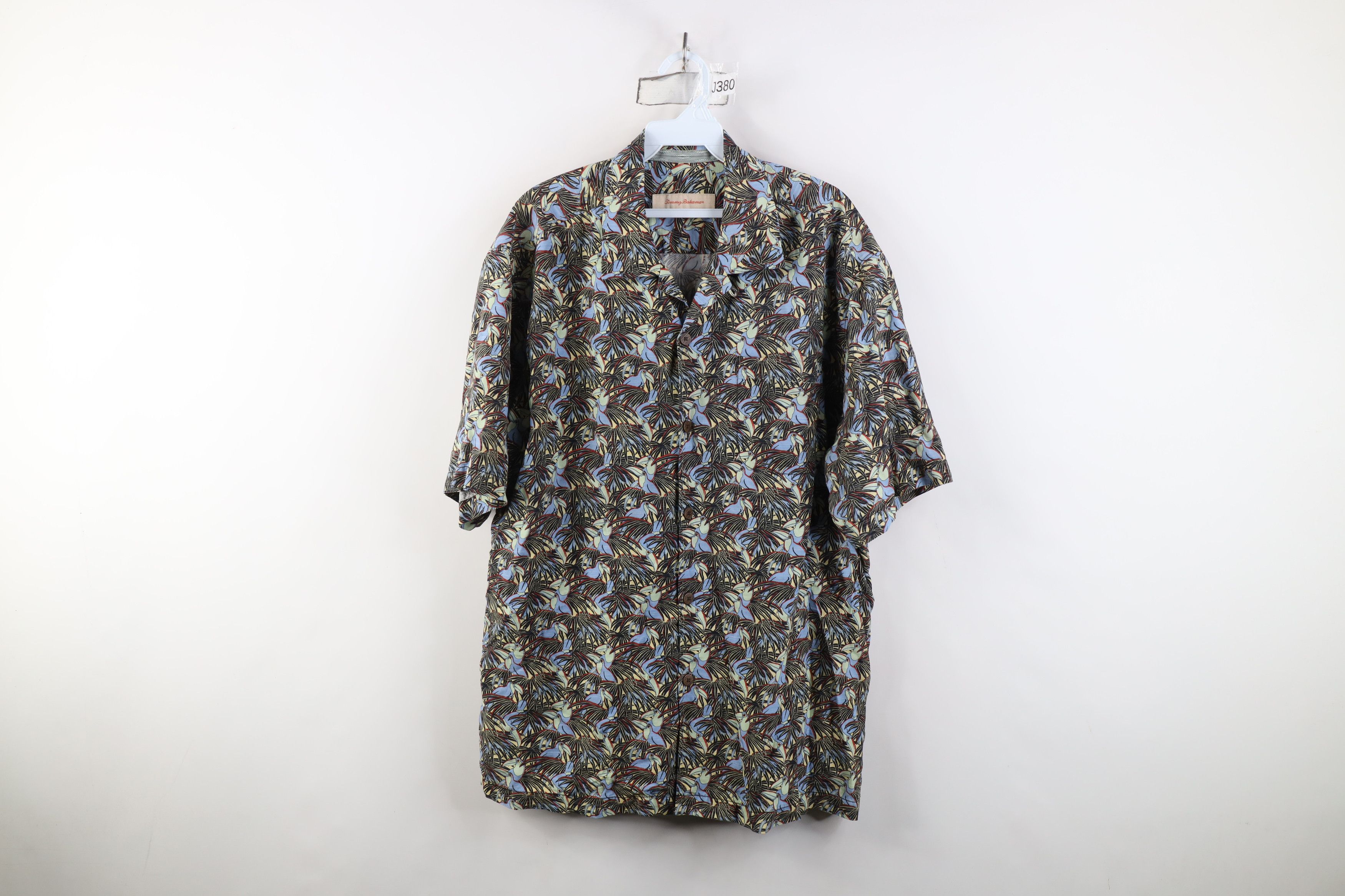 Tommy Bahama Vintage Y2K Tommy Bahama Bird Luau Hawaiian Button Shirt Size US L / EU 52-54 / 3 - 1 Thumbnail
