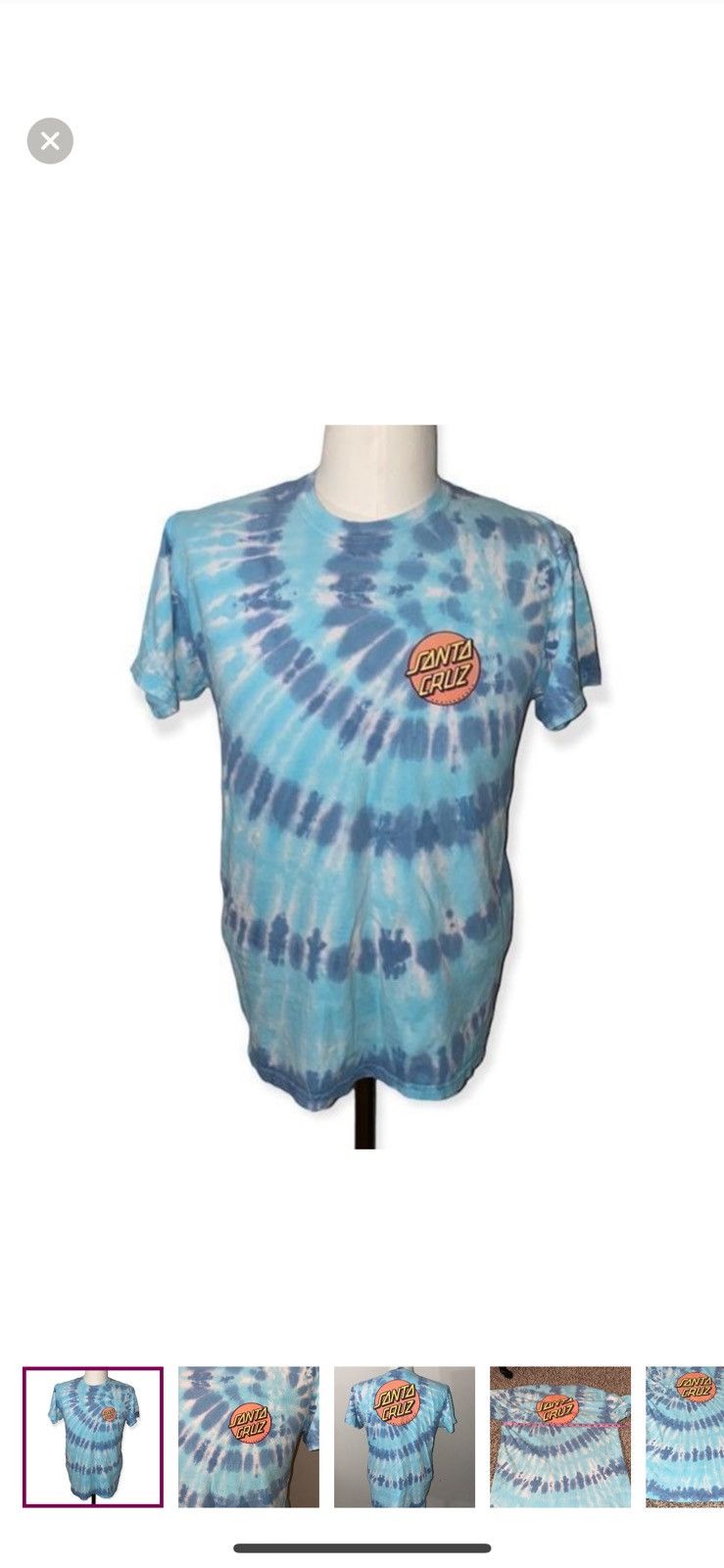 Santa Cruz Skateboards Santa Cruz skateboards medium tie dye T shirt Size US M / EU 48-50 / 2 - 1 Thumbnail