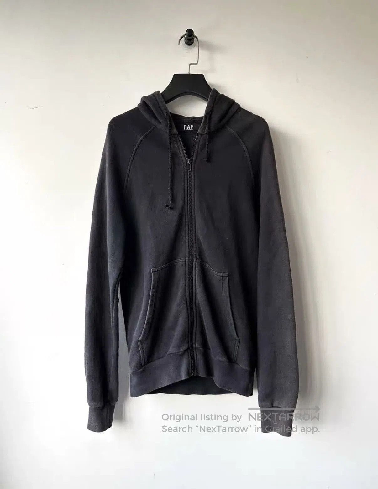 Raf Simons Black Graphic Print Hoodie. Size US XS / EU 42 / 0 - 2 Thumbnail