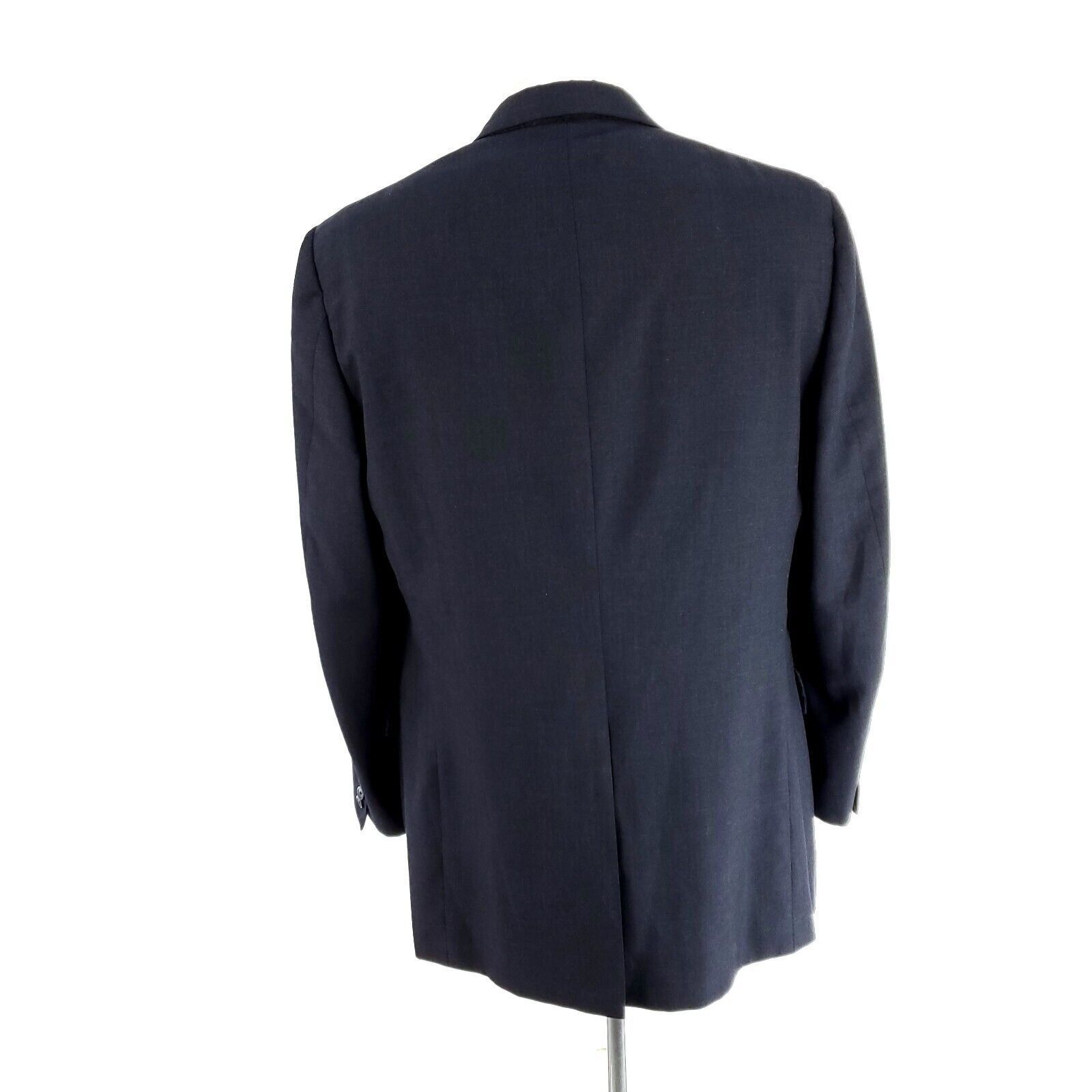 Hart Schaffner Marx Hart Schaffner Marx Wool 2 Button Blazer 40L Blue Size 40L - 5 Thumbnail
