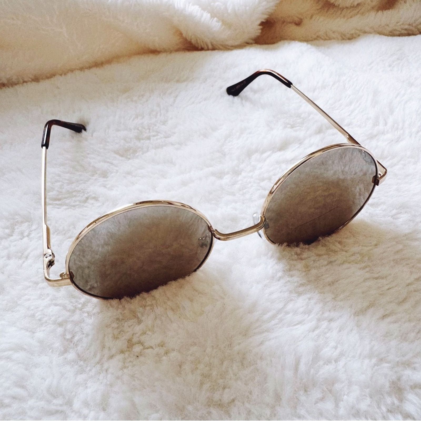Other Harper Silver & Gold Rims Round Lens Sunglasses Size ONE SIZE - 4 Thumbnail