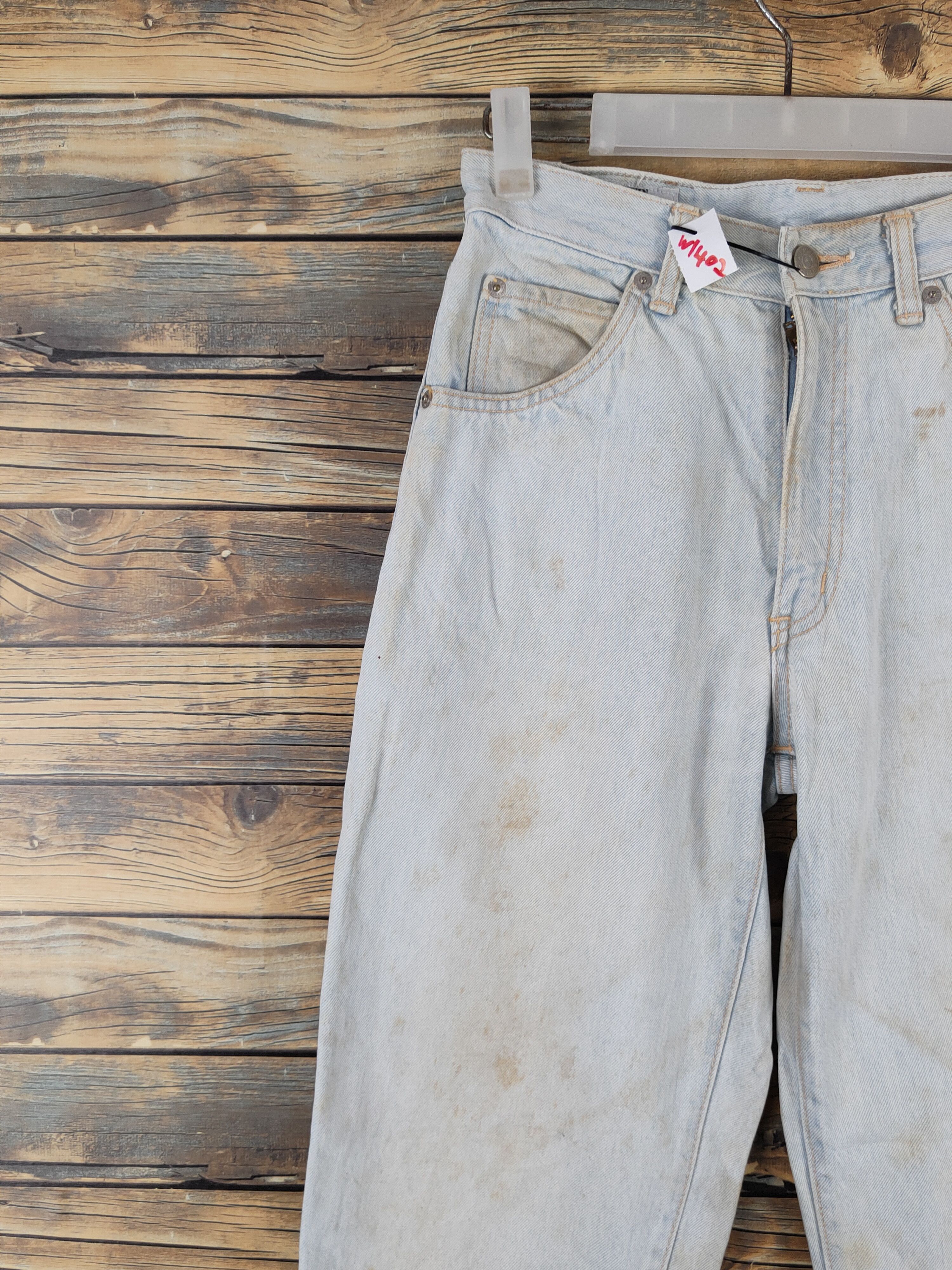 Edwin Edwin Light Blue Distressed Ripped Jeans #W1402 Size US 27 - 3 Thumbnail