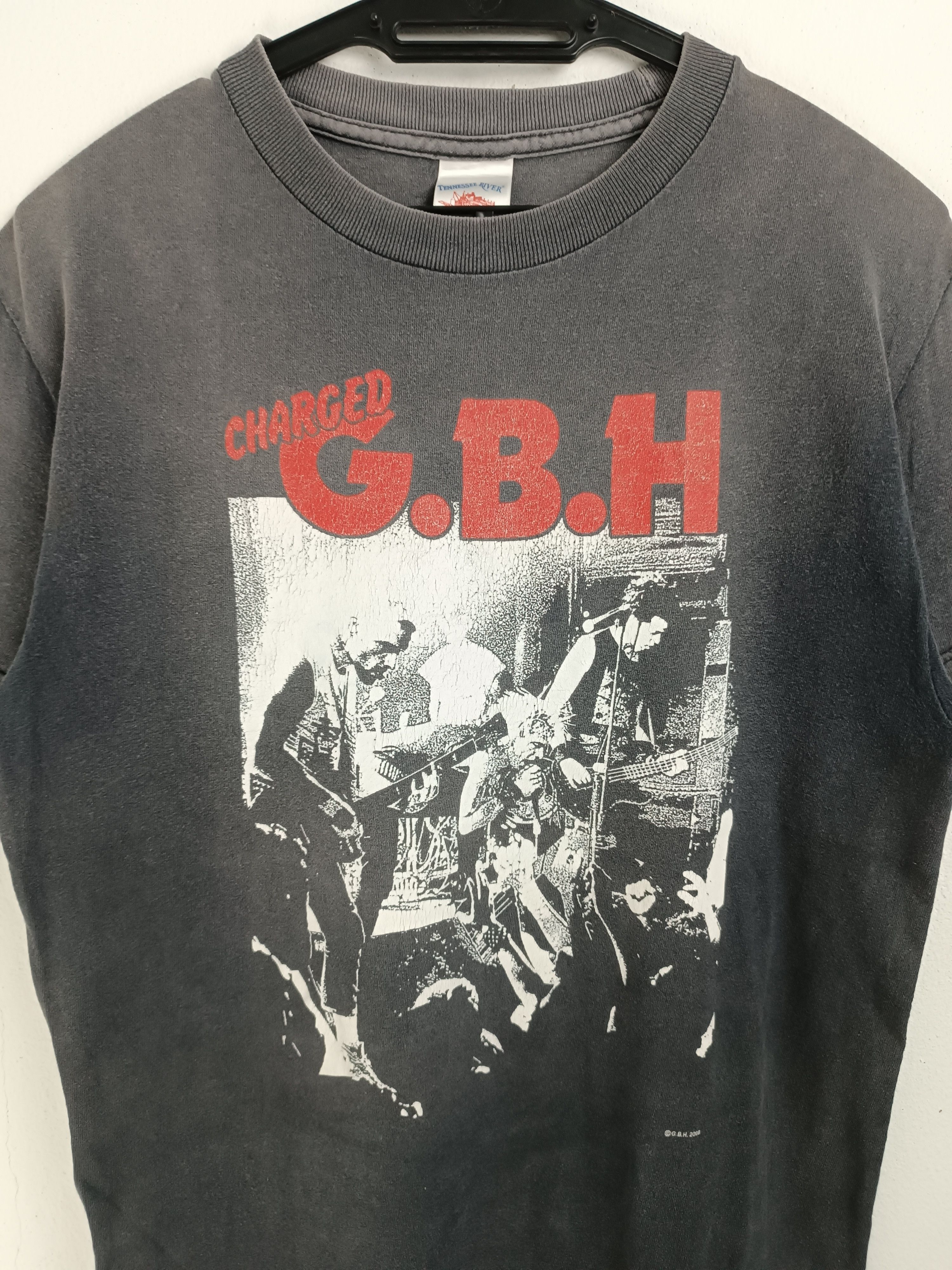 Band Tees THRASHED FADED VINTAGE '06 CHARGED G.B.H PUNK VERY RARE Size US S / EU 44-46 / 1 - 10 Thumbnail