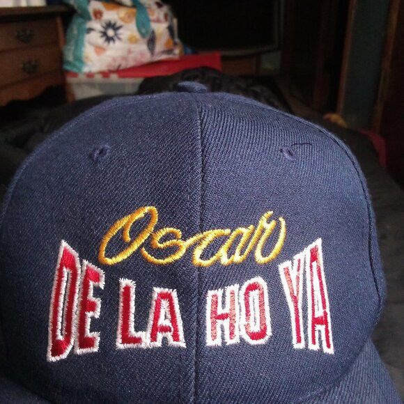 Other Deadstock Vintage 90s Oscar De La Hoya Snap Hat Cap Size ONE SIZE - 2 Thumbnail