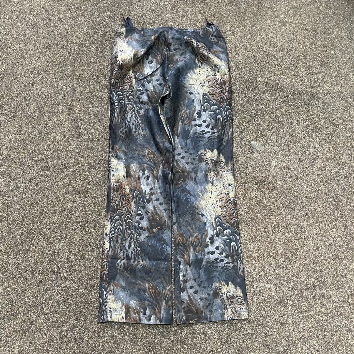 Vintage Vintage Y2K Baggy Wide Leg All Over Print Grunge Pants Faded Size 32" / US 10 / IT 46 - 2 Thumbnail