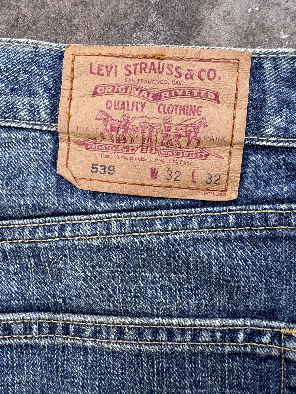 Levi's Vintage Levi's 539 Distressed Jeans Size US 36 / EU 52 - 7 Thumbnail