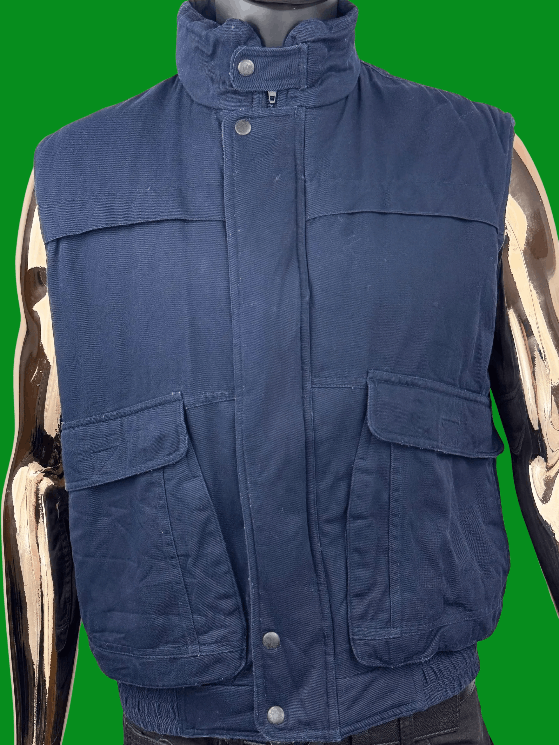 Vintage VTG North Bay LTD Canvas Utility Vest – Warm Insulated Size US M / EU 48-50 / 2 - 2 Thumbnail