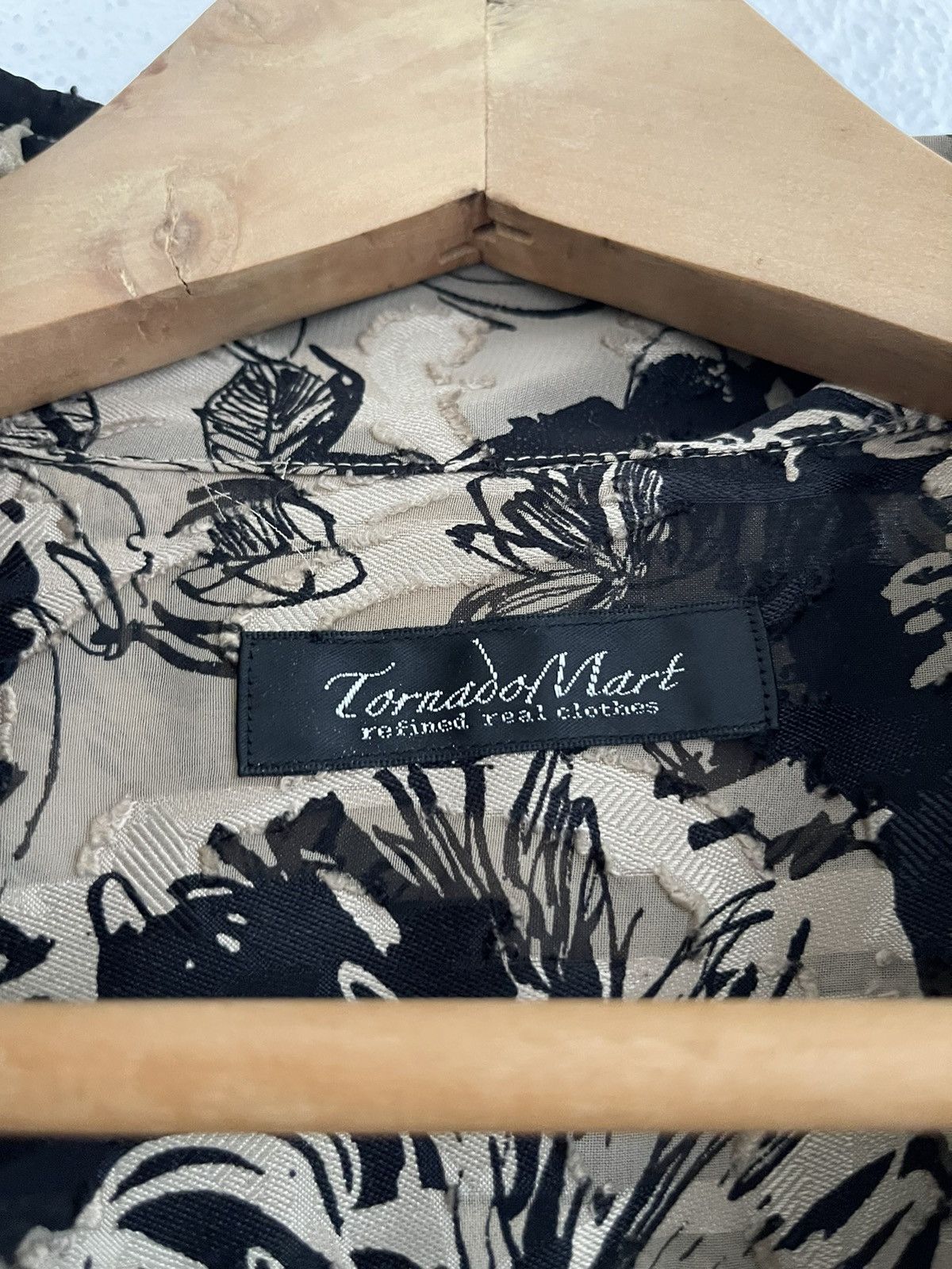 Tornado Mart Tornado Mart Floral Lace Button Shirt Size US L / EU 52-54 / 3 - 4 Thumbnail