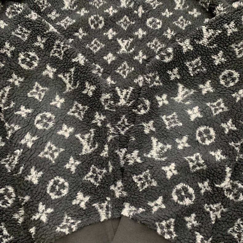Louis Vuitton LOUIS VUITTON Teddy Jacket in black with full print and flo Size US XL / EU 56 / 4 - 9 Thumbnail