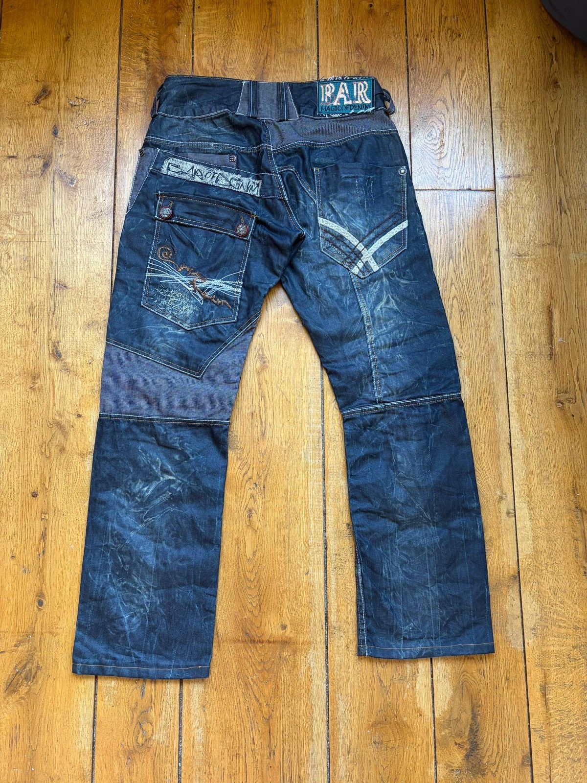 Other Bar "Magic of Denim" Avant-Garde Straight Leg Jeans Size US 33 - 5 Thumbnail