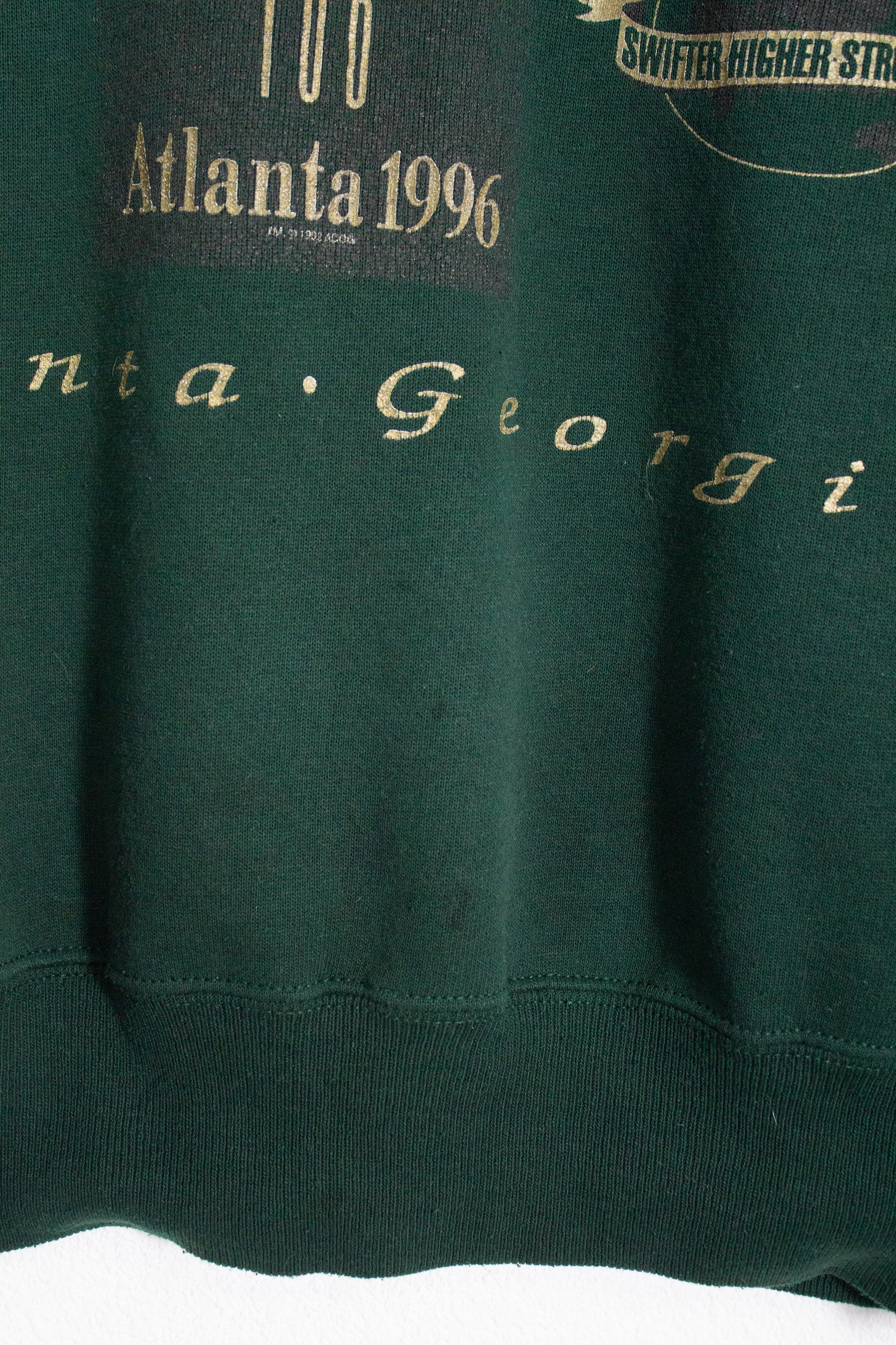 USA Olympics × Vintage Vintage Atlanta USA 1996 Olympics Sweatshirt 90s Size M / US 6-8 / IT 42-44 - 3 Thumbnail