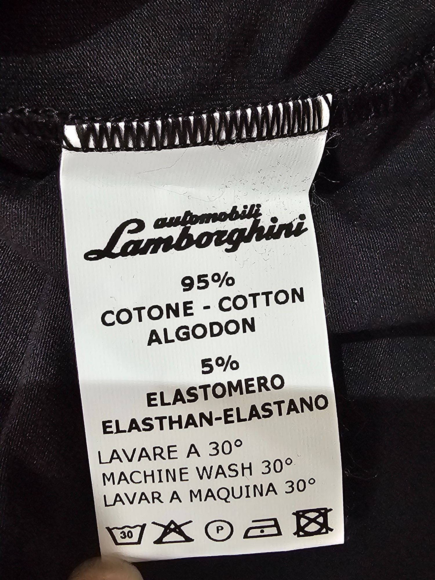 Lamborghini Automobili Lamborghini Long Sleeve Polo Shirt Black Pink Size S / US 4 / IT 40 - 8 Thumbnail