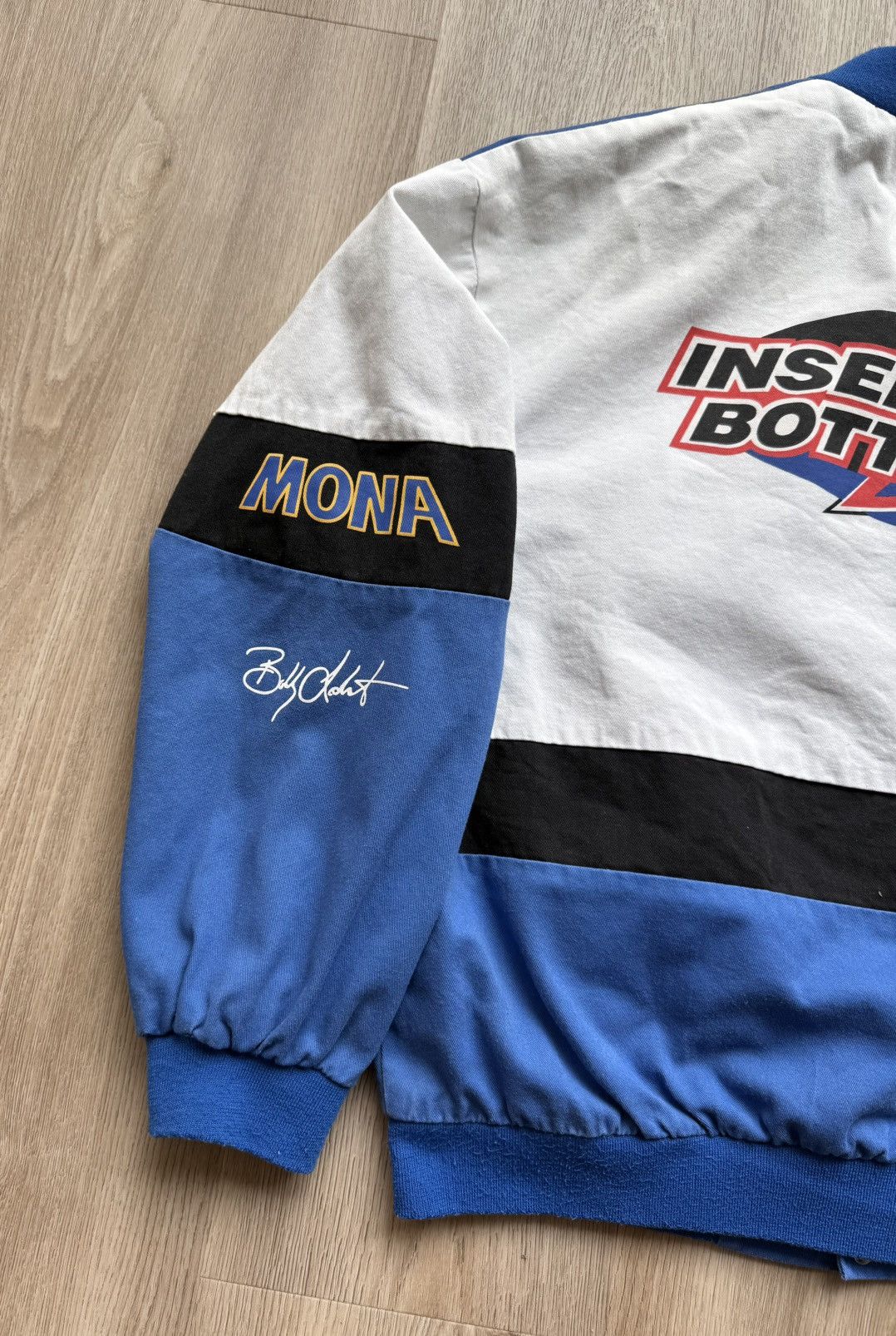 Vintage Vintage NASCAR Formula 1 Interstate Botteries Racing Jacket Size US L / EU 52-54 / 3 - 14 Thumbnail