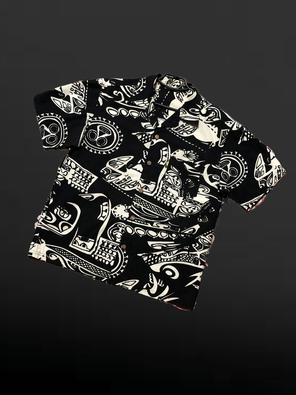 Quiksilver Quiksilver SHIRT White-Black Short Sleeve Casual Size US S / EU 44-46 / 1 - 1 Thumbnail