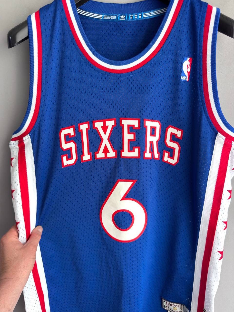 Adidas Adidas Philadelphia 76ers NBA Basketball Jersey #6 ERVING, M Size US M / EU 48-50 / 2 - 5 Thumbnail