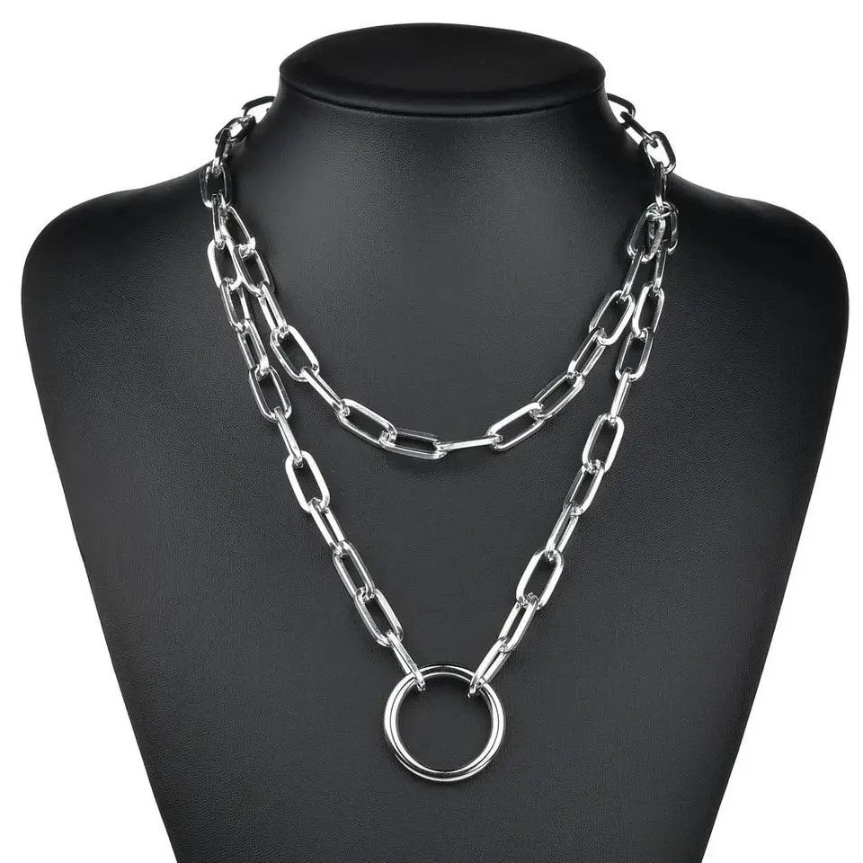 Jewelry Chain Link Ring Necklace Size ONE SIZE - 2 Thumbnail