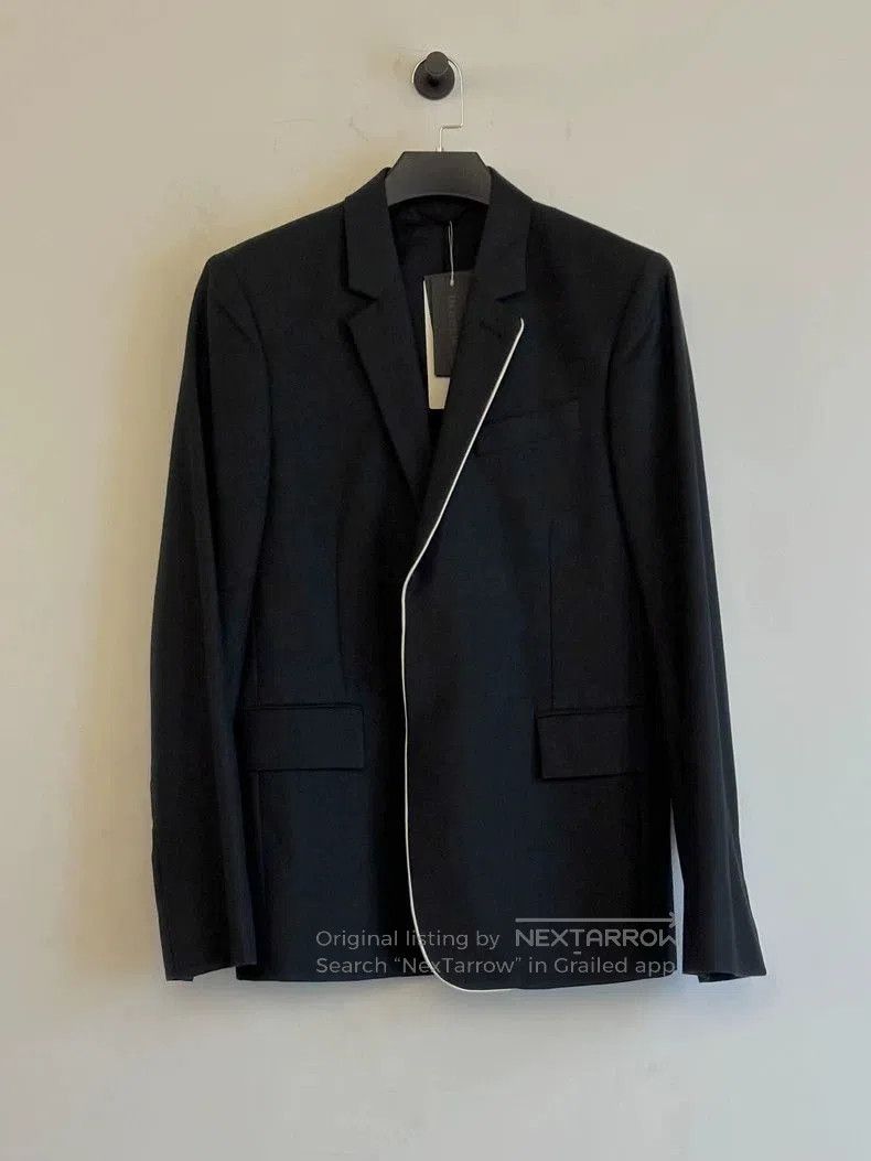Ann Demeulemeester Ann Demeulemeester White Trim Blazer. Size US XS / EU 42 / 0 - 1 Thumbnail