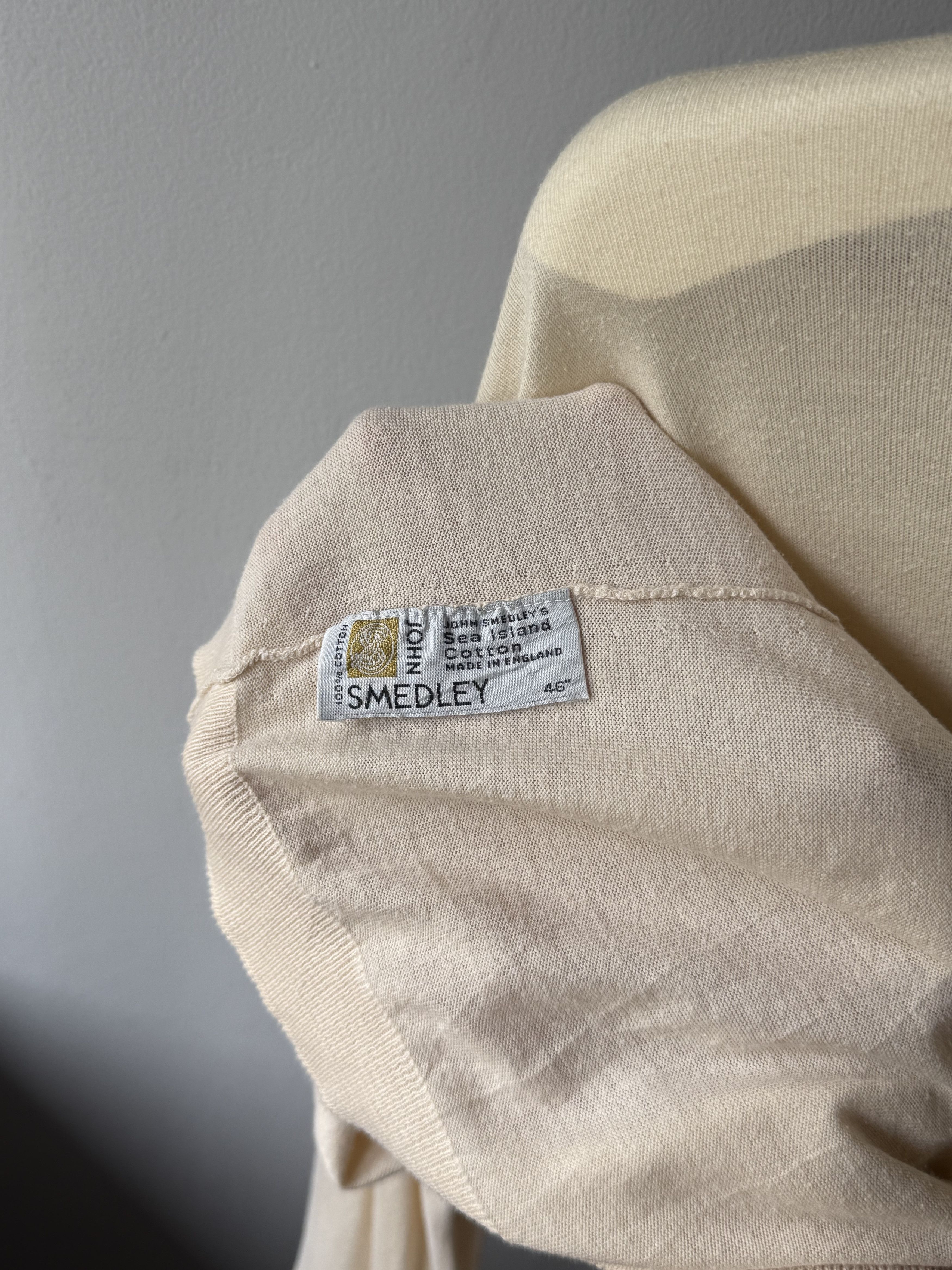 John Smedley John Smedley Beige Sea Island Cotton Roll Turtlneck Pullover Size US XL / EU 56 / 4 - 13 Thumbnail