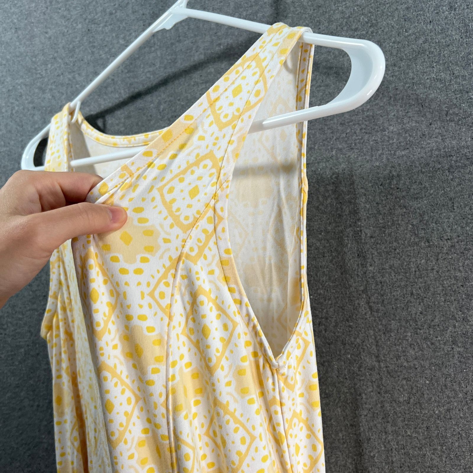 Other Cuddl Duds Petite Flexwear Paneled Maxi Dress Yellow Size S / US 4 / IT 40 - 9 Thumbnail