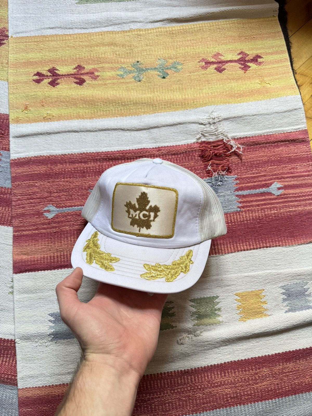 Vintage Vintage 90’s MCI Canada Trucker Hat Size ONE SIZE - 1 Thumbnail
