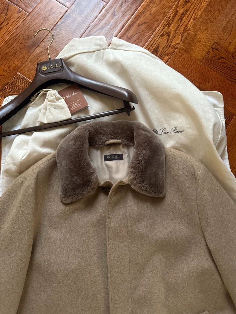 Loro Piana LORO PIANA Cashmere fur coat Size US XL / EU 56 / 4 - 2 Thumbnail