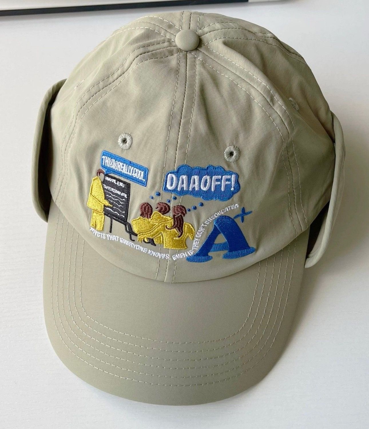 Japanese Brand Streetwear y2k embroidered ball cap trapper hat Size ONE SIZE - 6 Thumbnail