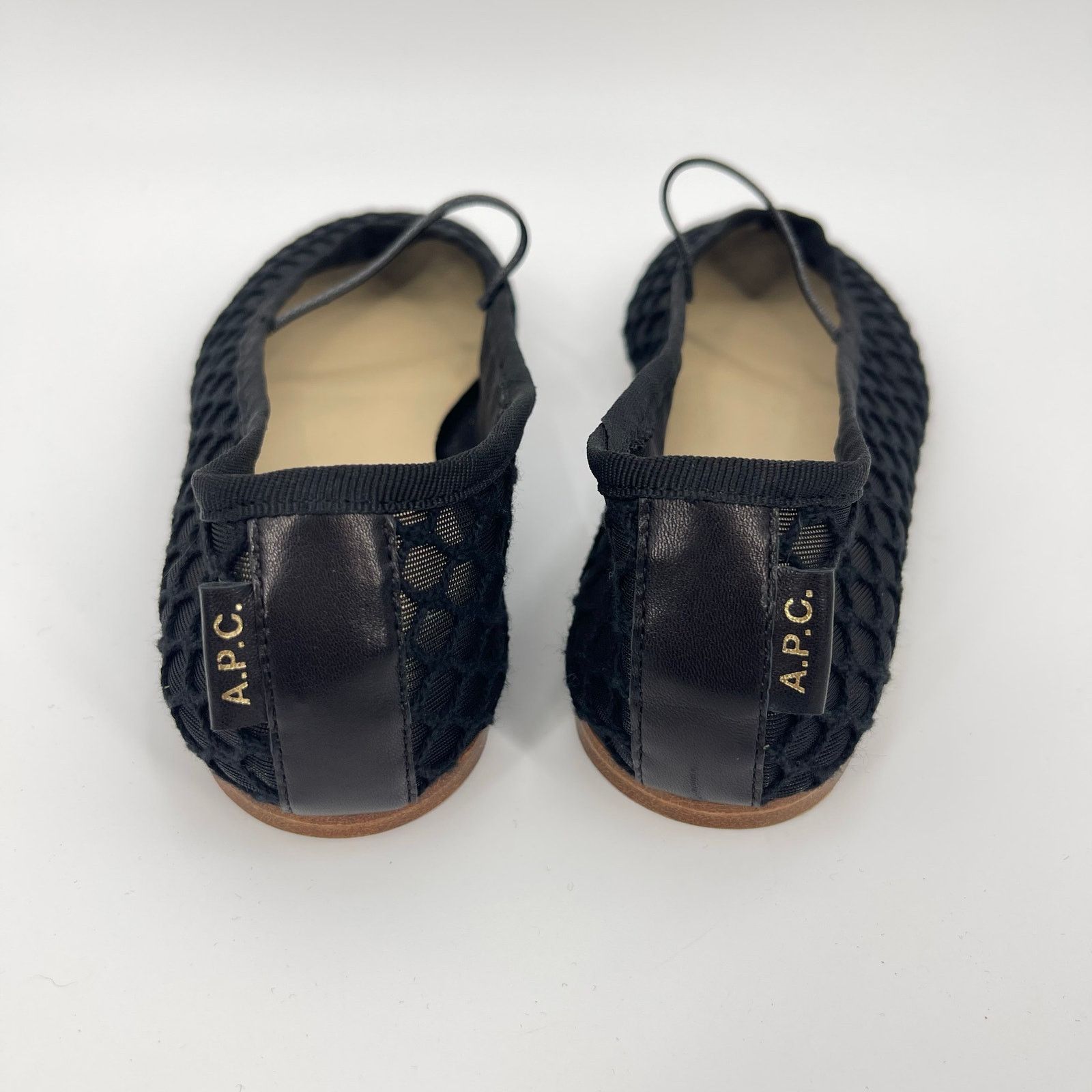 A.P.C. A.P.C. | Black Mesh Swan Ballet Mary Jane Flats 37 Size US 7 / IT 37 - 5 Thumbnail