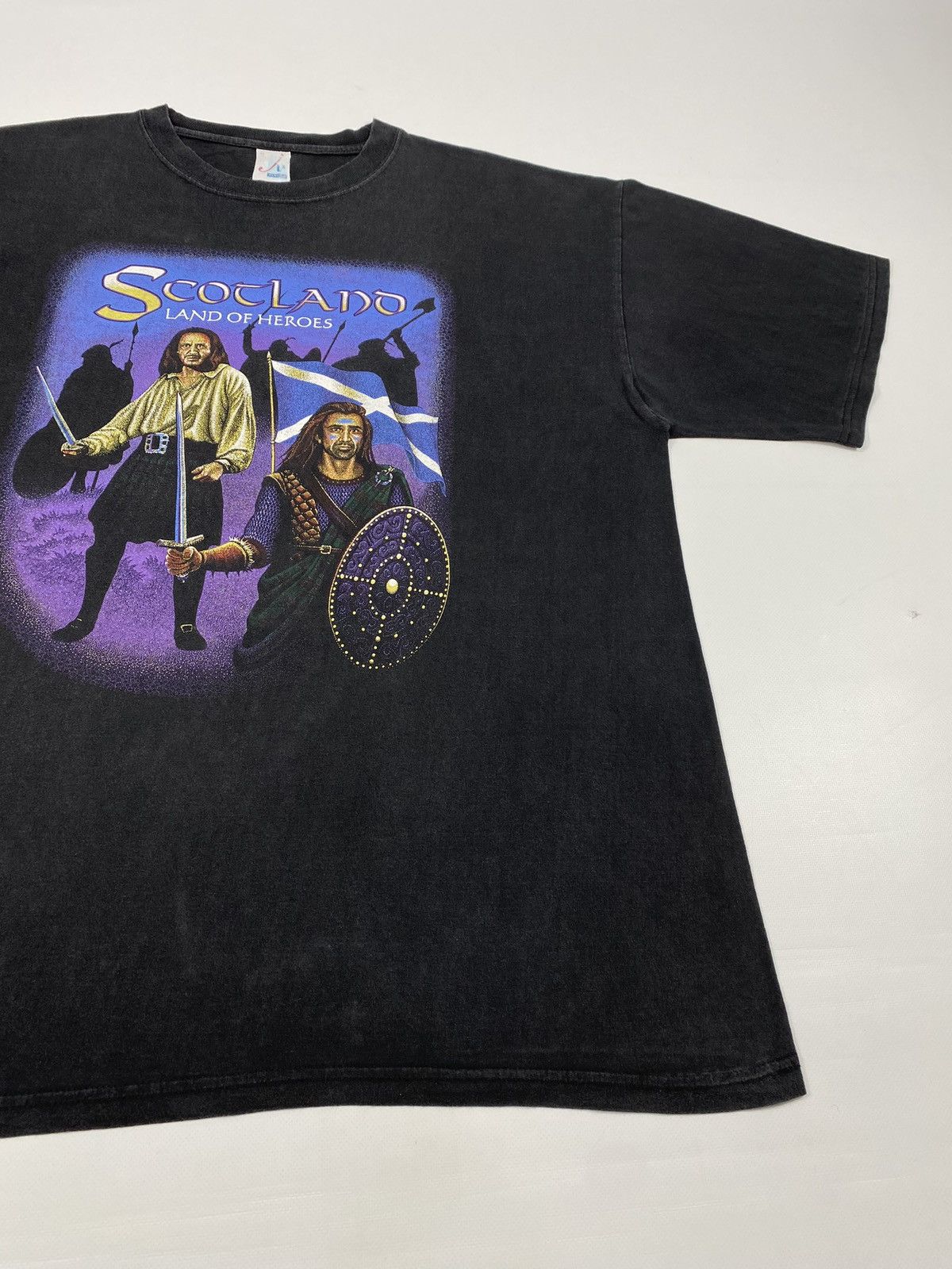 Vintage 🔥LASTDROP🔥 90s Braveheart Mel Gibson Scotland Land Of Heroes Size US XL / EU 56 / 4 - 4 Thumbnail