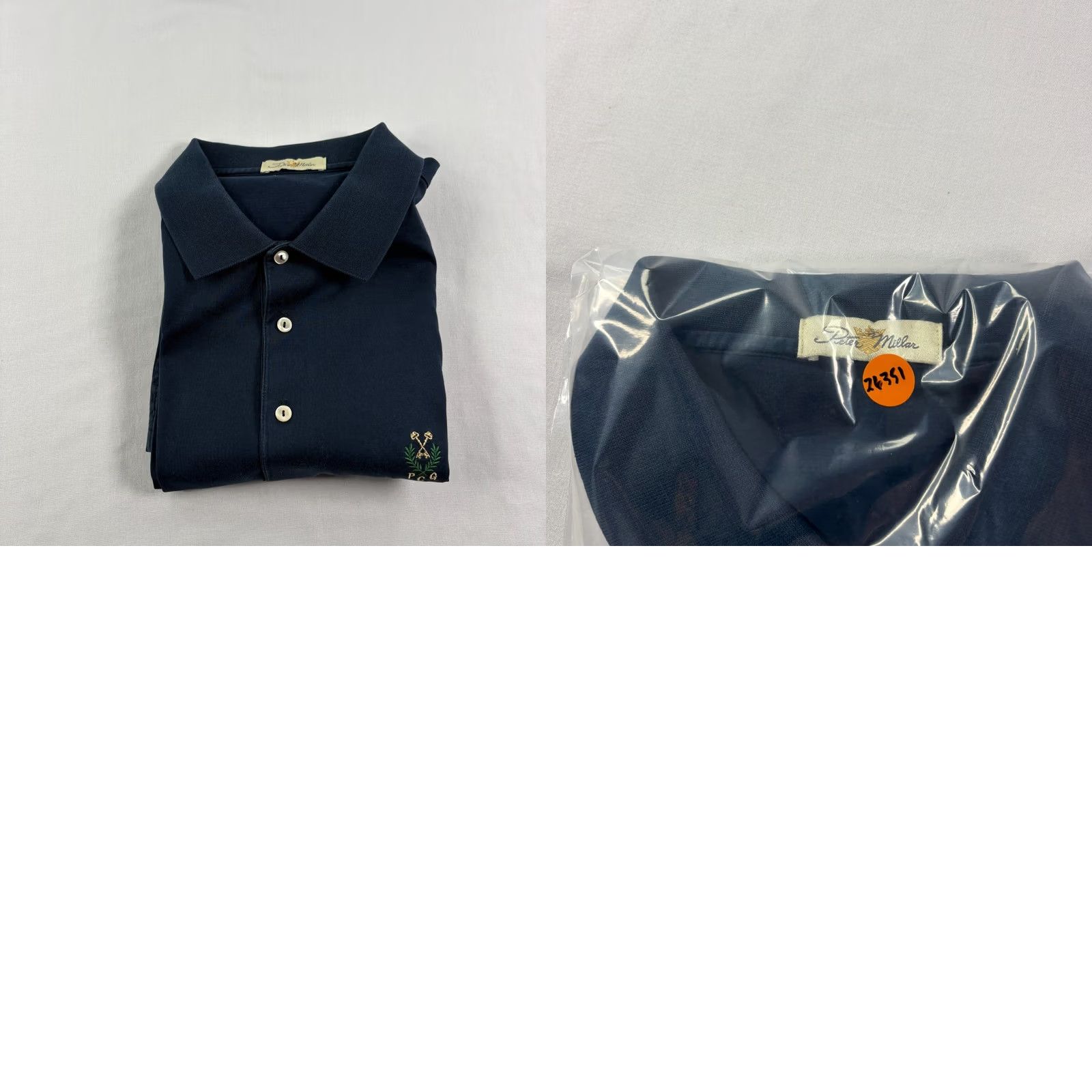 Peter Millar Peter Millar Polo Shirt Mens XL Blue Short Sleeve Cotton Peachtree Golf Club Size US XL / EU 56 / 4 - 8 Thumbnail
