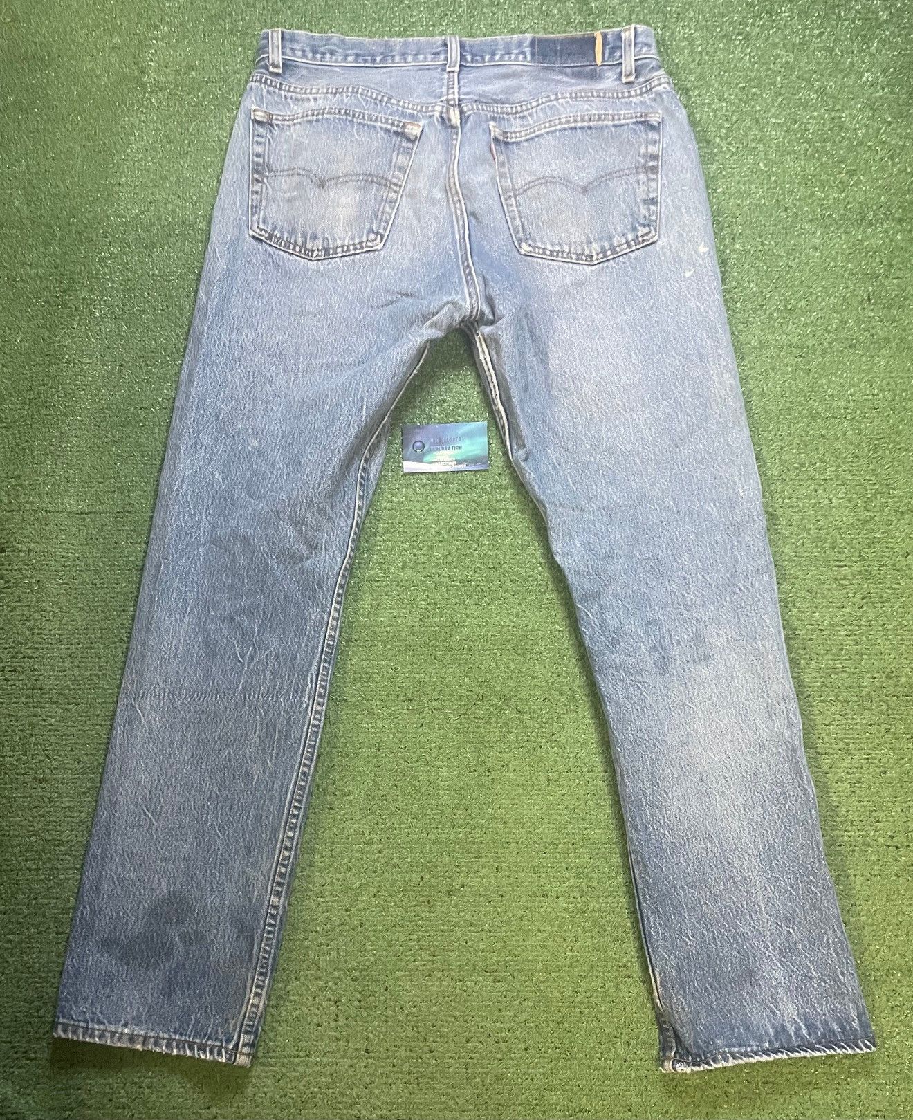 Levi's Levi light wash faded blue jeans Size US 34 / EU 50 - 2 Thumbnail