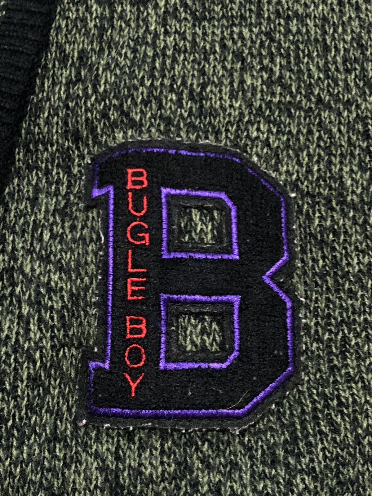 Bugle Boy Vtg 80s Bugle Boy University Varsity Cardigan Size US L / EU 52-54 / 3 - 5 Thumbnail
