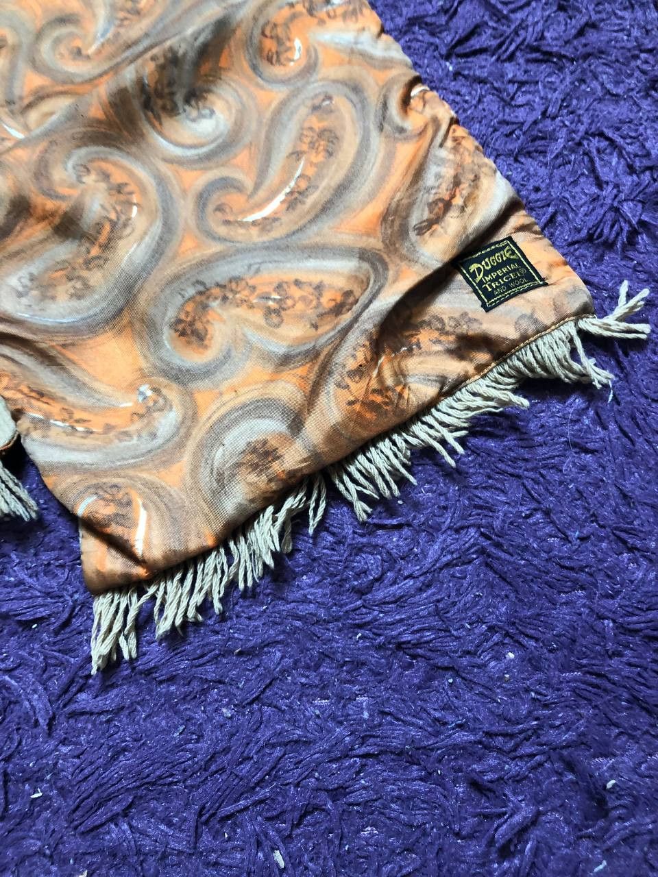 Vintage Vintage 60s Retro Duggie Scarf Reversible Geometric Pattern Size ONE SIZE - 3 Thumbnail