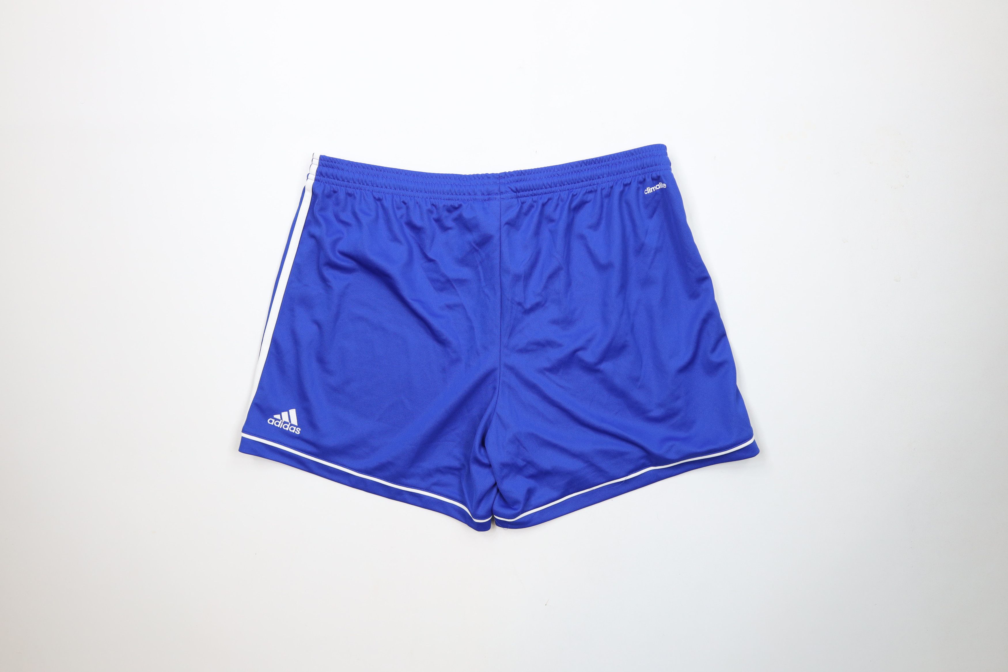 Adidas × Vintage Vintage Adidas Striped Running Jogging Soccer Shorts Blue Size 34" / US 12 / IT 48 - 9 Thumbnail