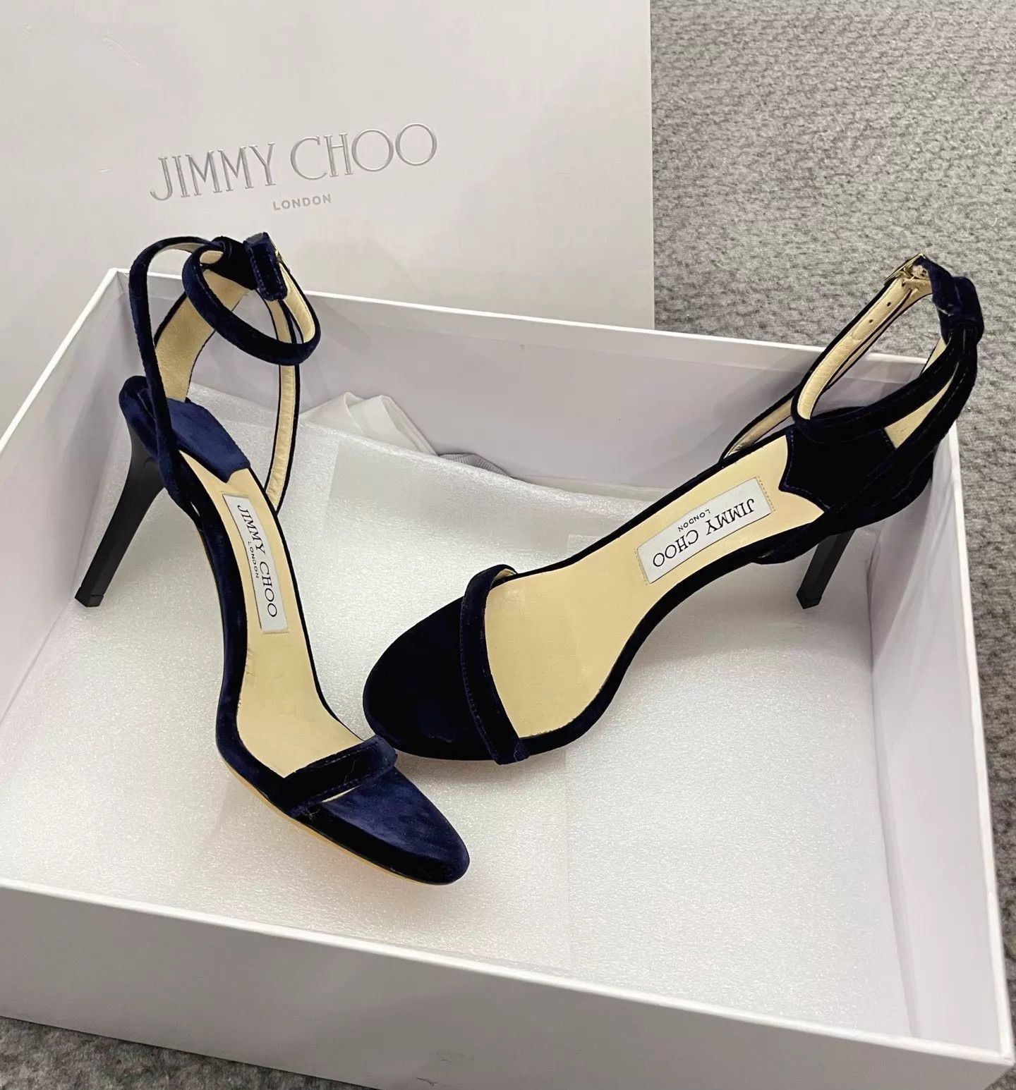 Jimmy Choo Jimmy Choo 9cm Stiletto Buckle One-Strap Sandals Size 38 Size US 7.5 / IT 37.5 - 4 Thumbnail