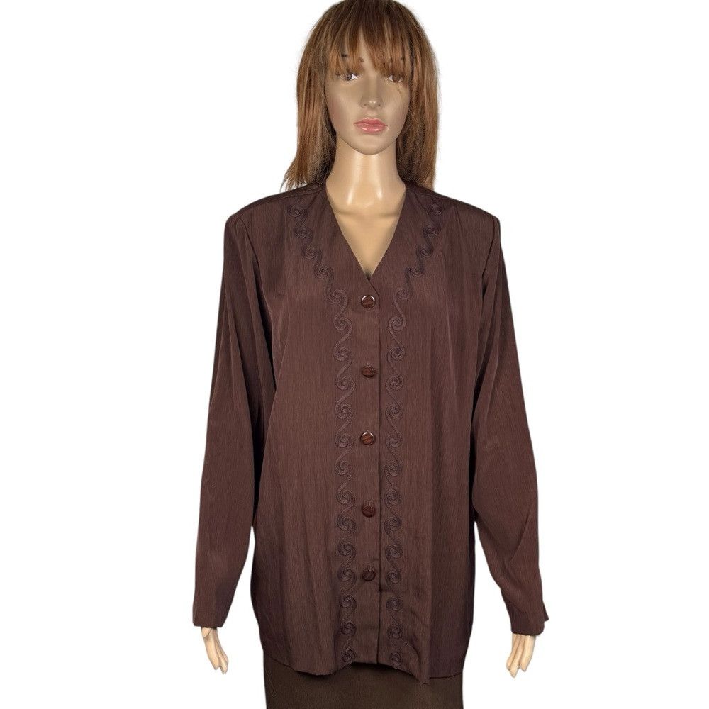 Other NWT New Vintage S. G. Sport Collection Brown Blazer Size L Size L / US 10 / IT 46 - 1 Thumbnail