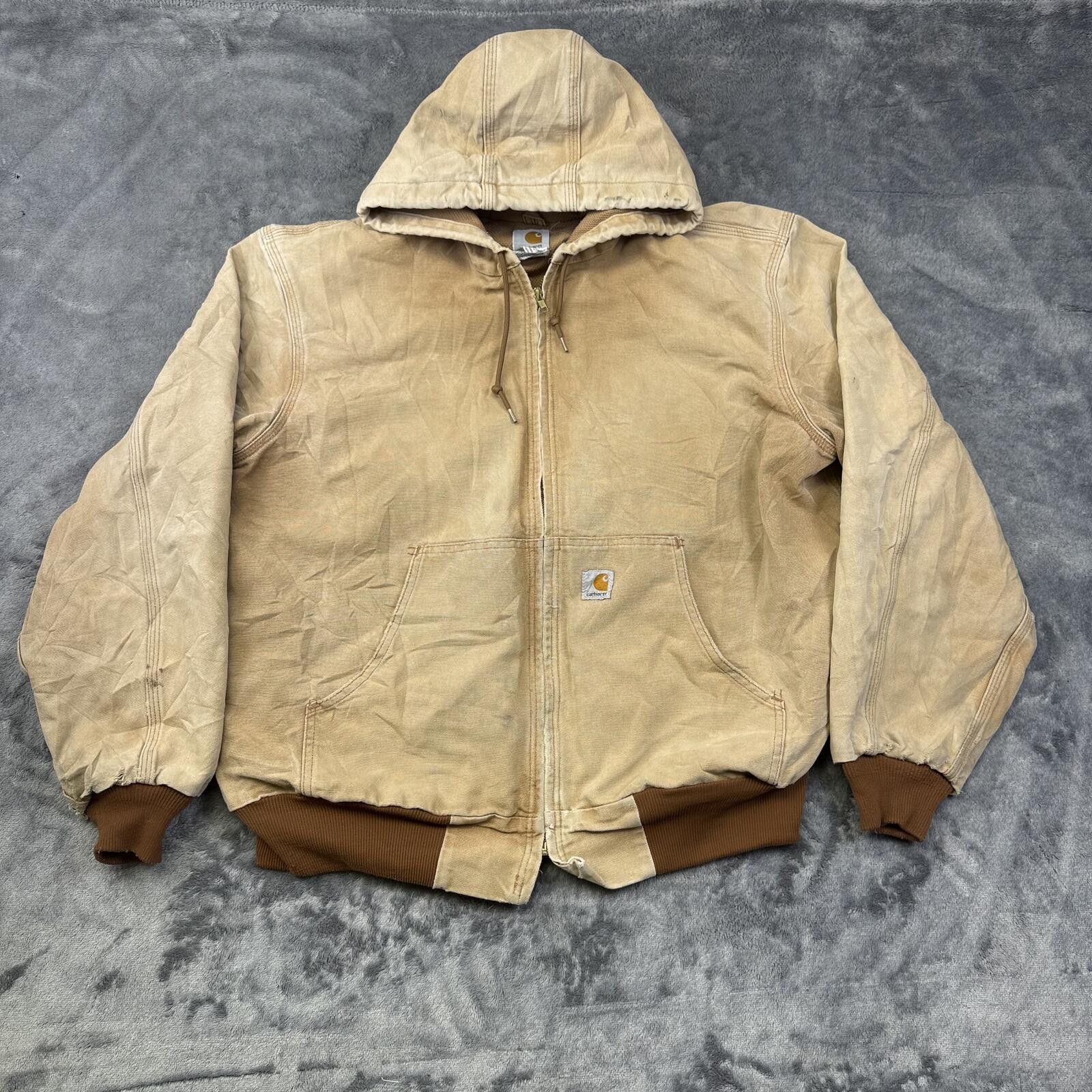 Carhartt Carhartt Style Duck Canvas Hooded Jacket Size US XL / EU 56 / 4 - 1 Thumbnail
