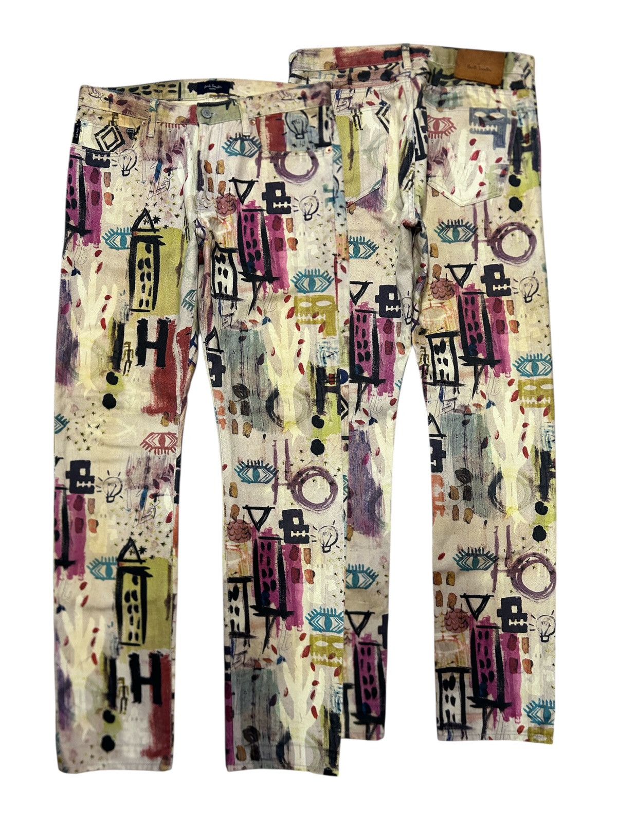 Paul Smith Paul Smith X Jean Michel Basquiat Jeans Size US 31 - 1 Thumbnail